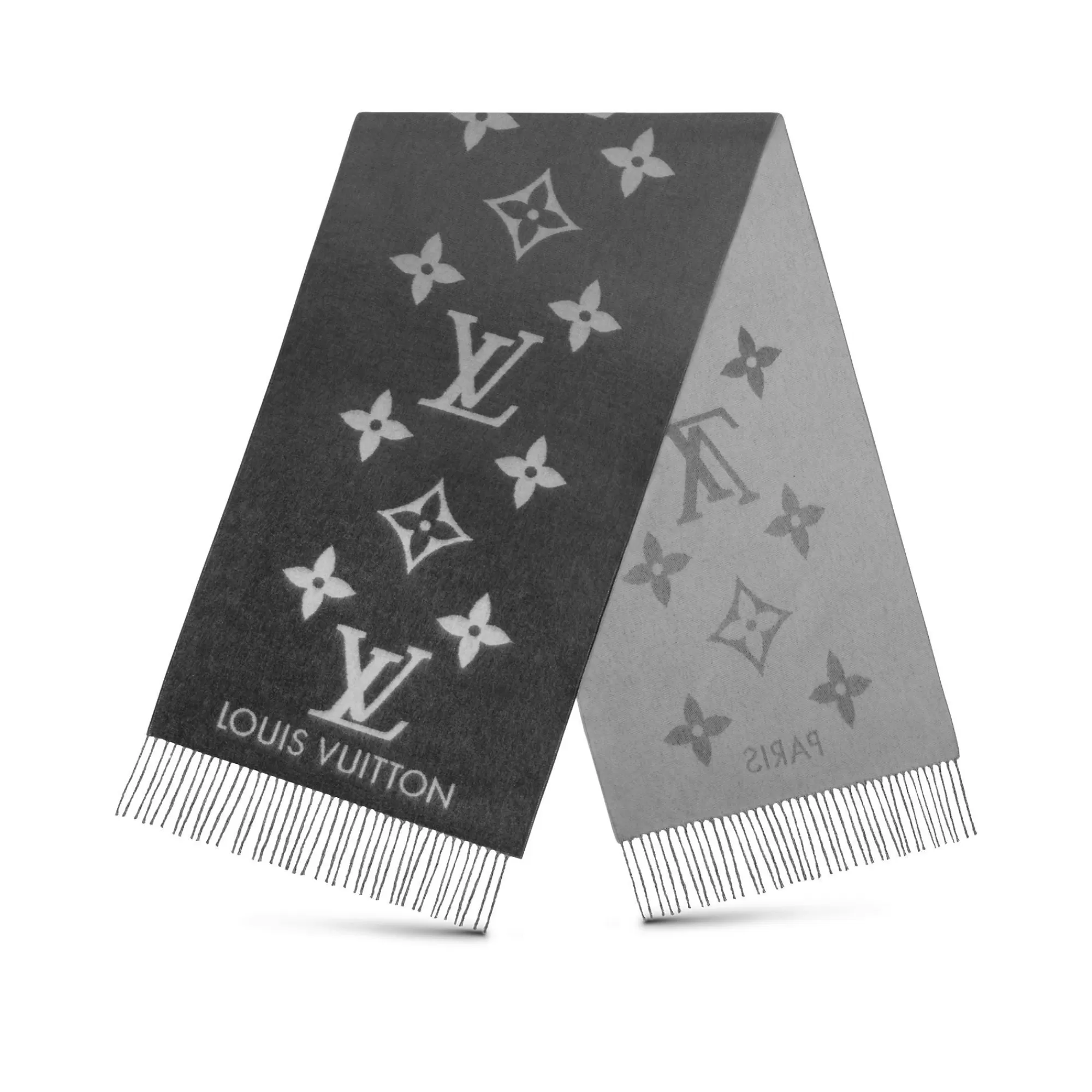 Best Louis Vuitton Reykjavik Gradient Scarf Grey