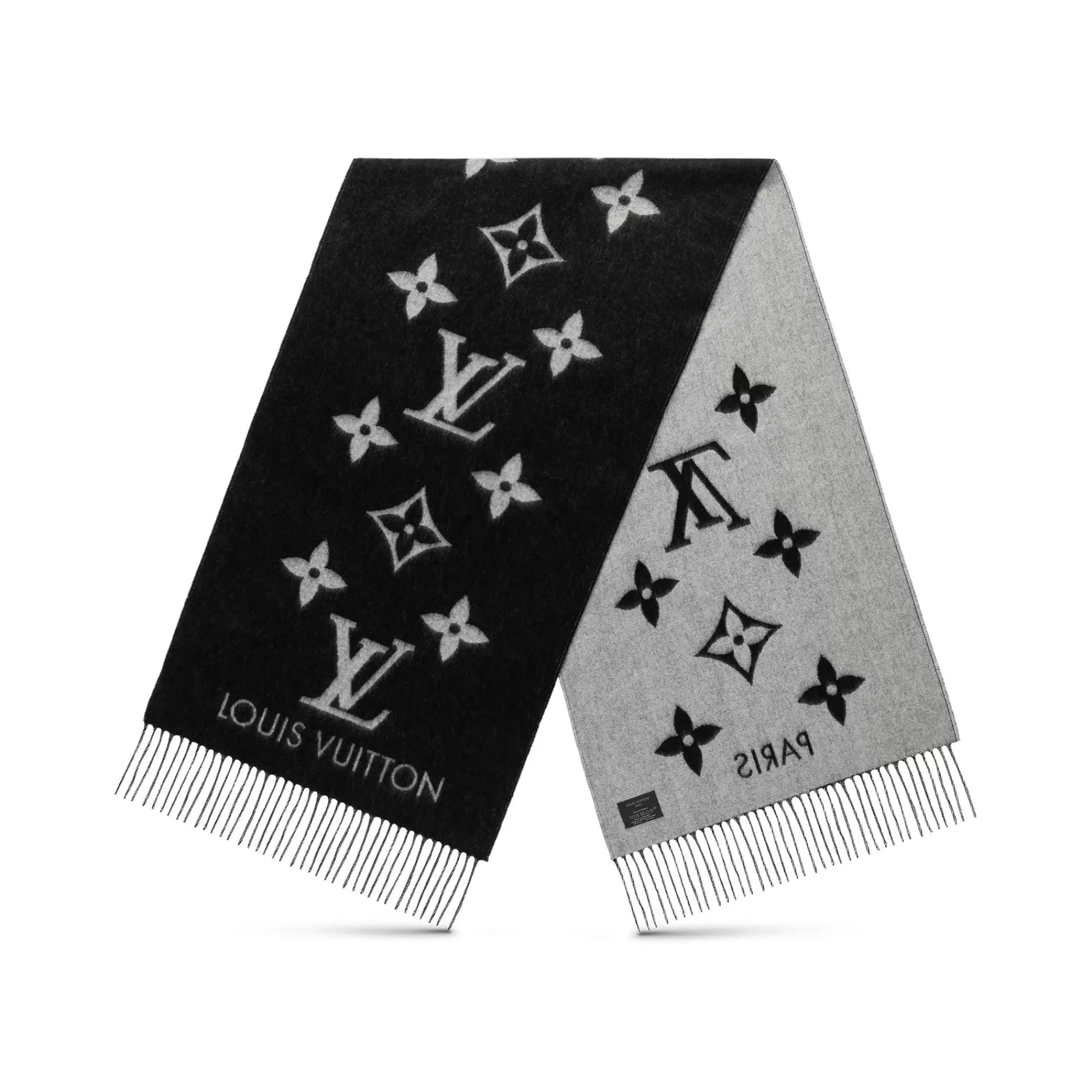 Sale Louis Vuitton Reykjavik Scarf Black