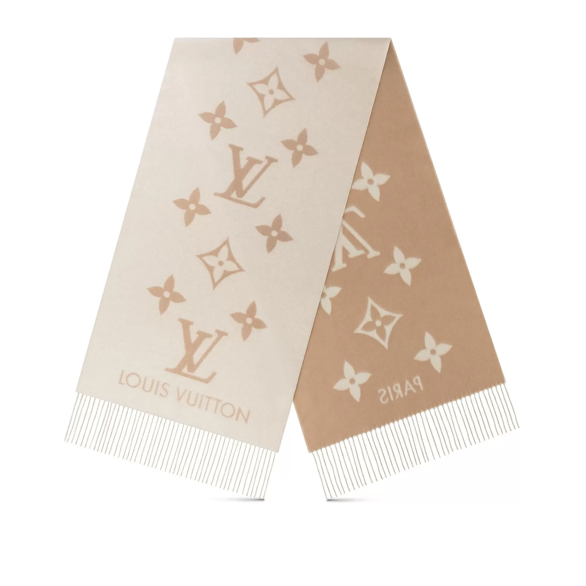 Best Sale Louis Vuitton Reykjavik Scarf Beige Clair