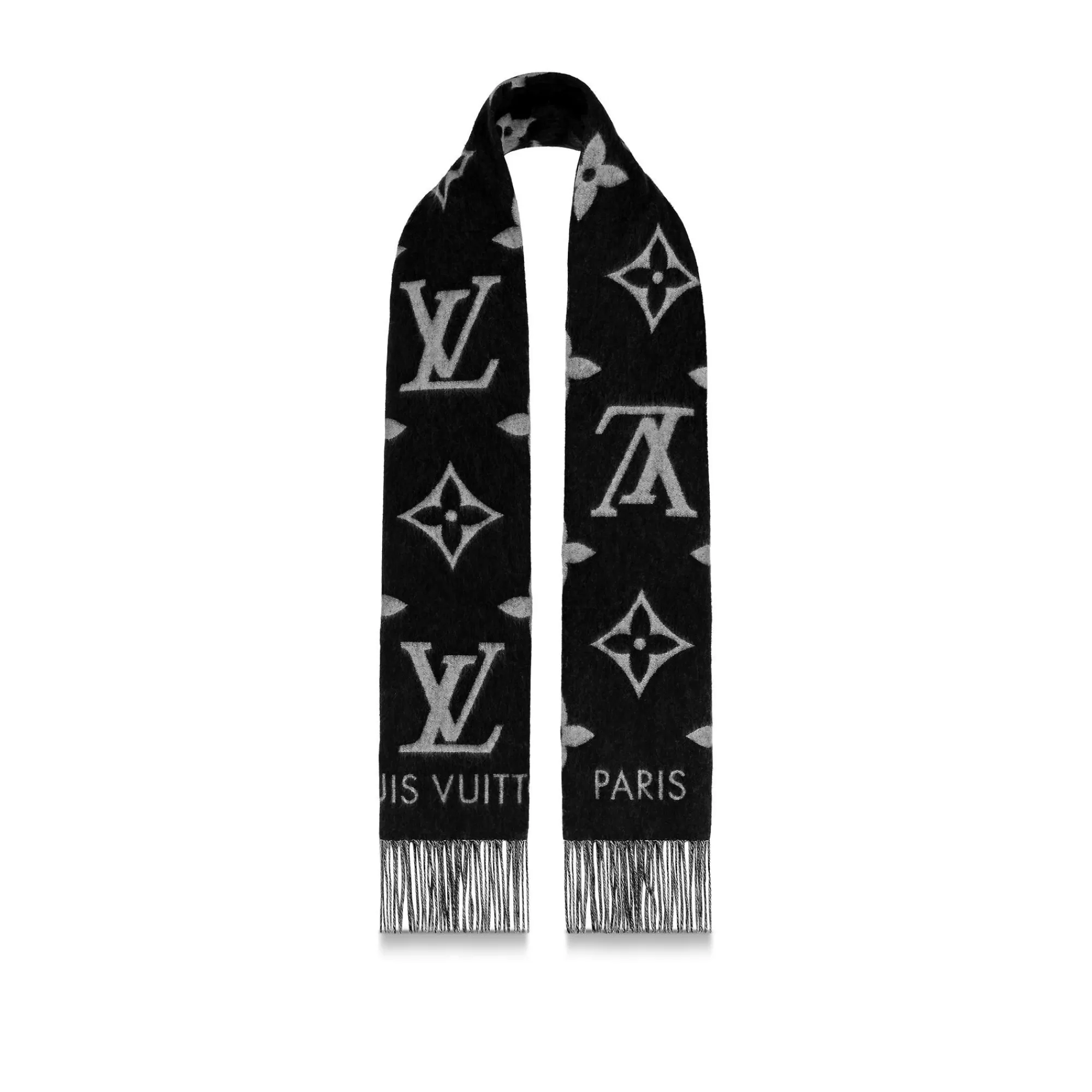 Sale Louis Vuitton Reykjavik Scarf Black