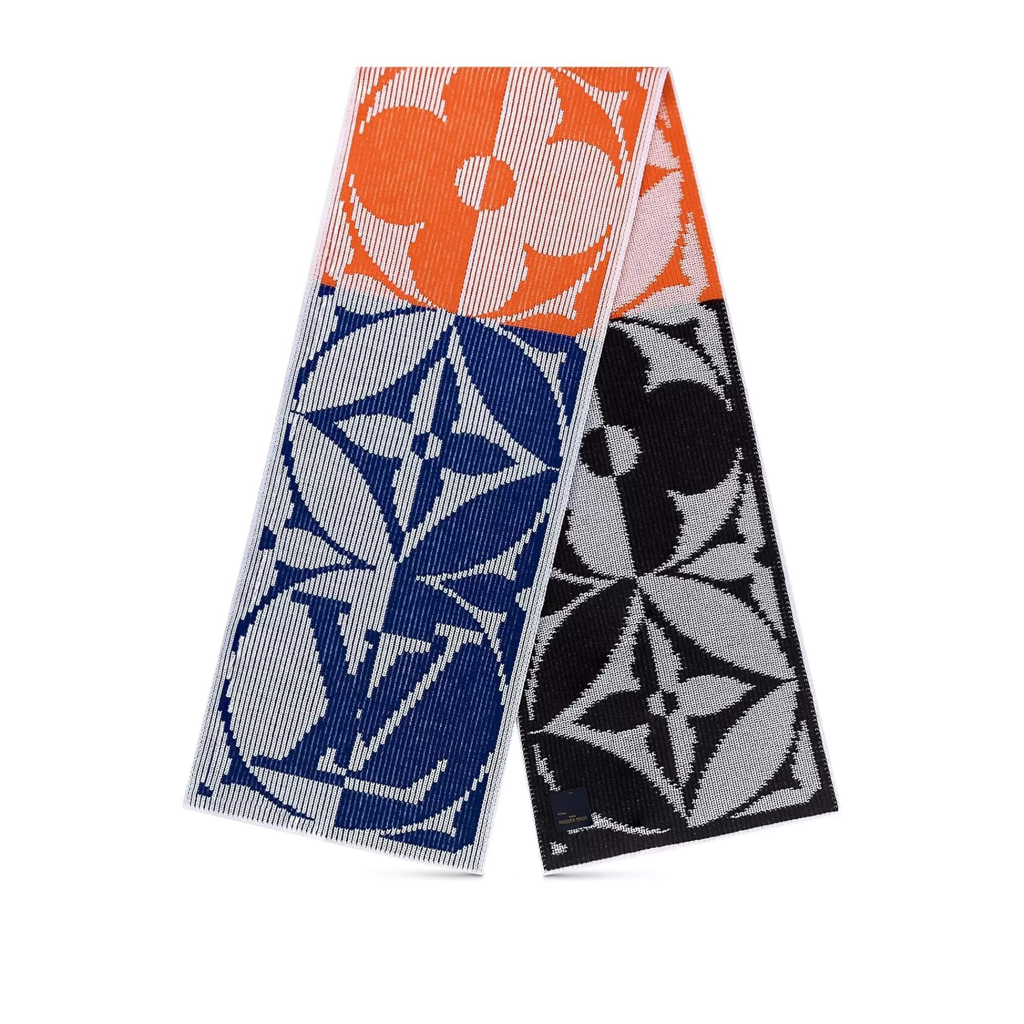 Hot Louis Vuitton Rib Flower Scarf
