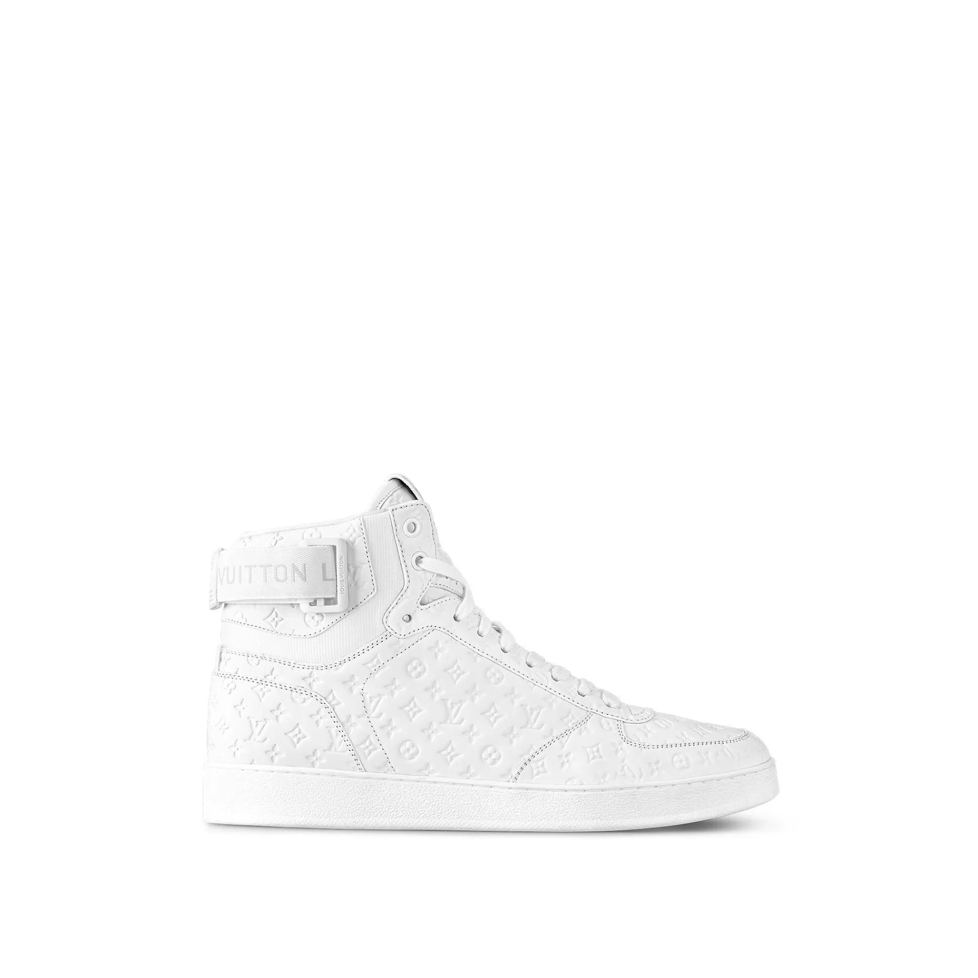 Shop Louis Vuitton Rivoli Sneaker Boot White