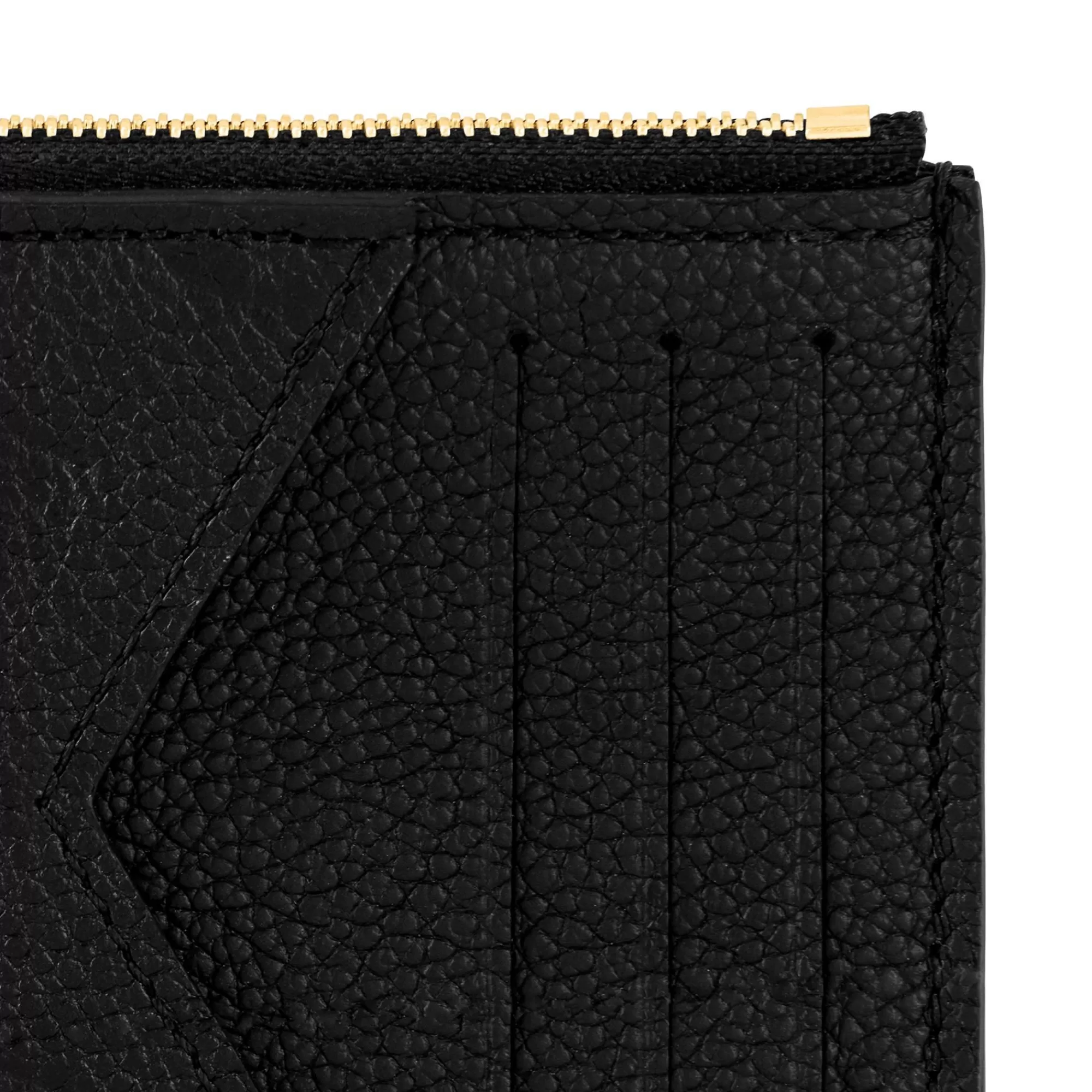 Best Louis Vuitton Romy Card Holder Black