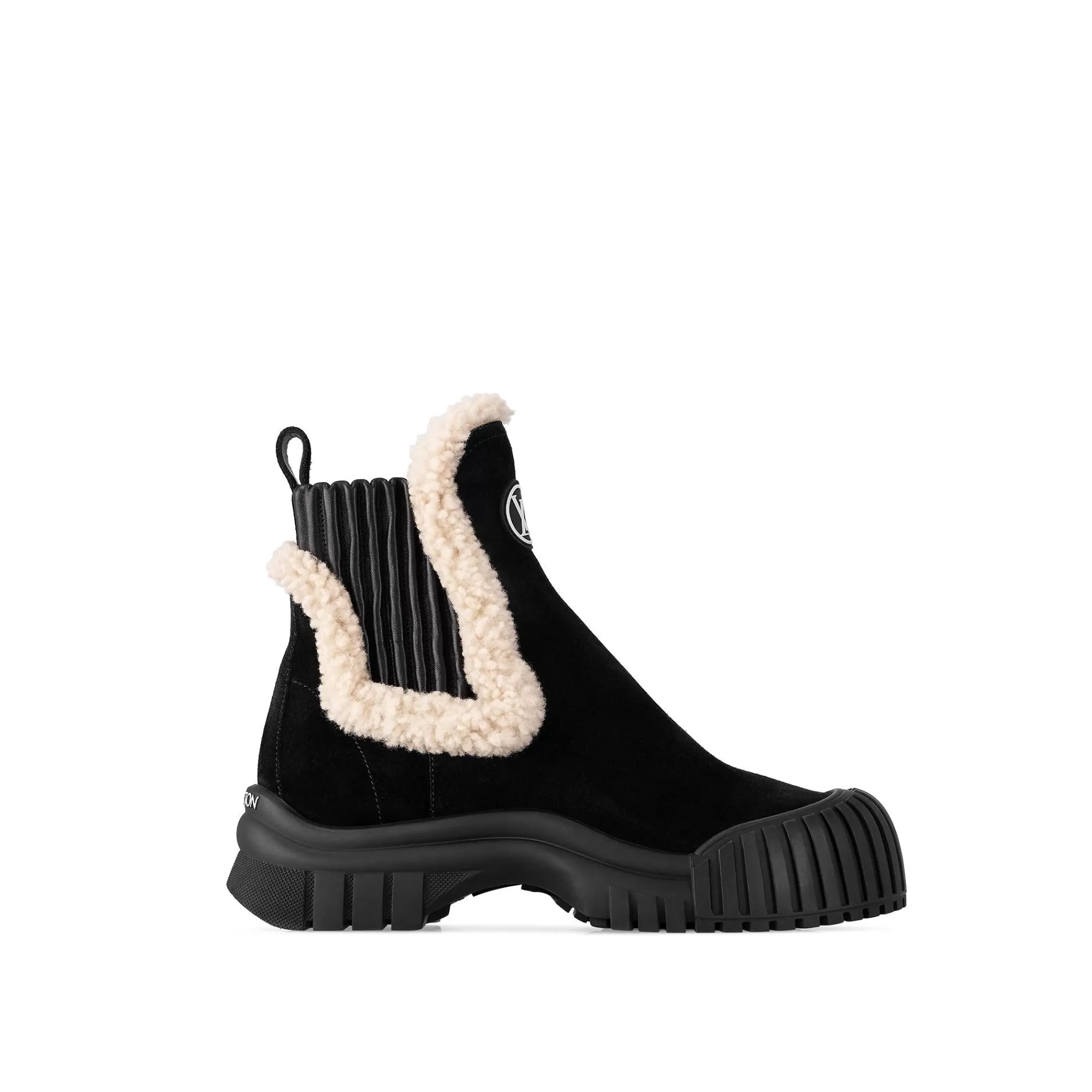 Outlet Louis Vuitton Ruby Flat Ankle Boot Black