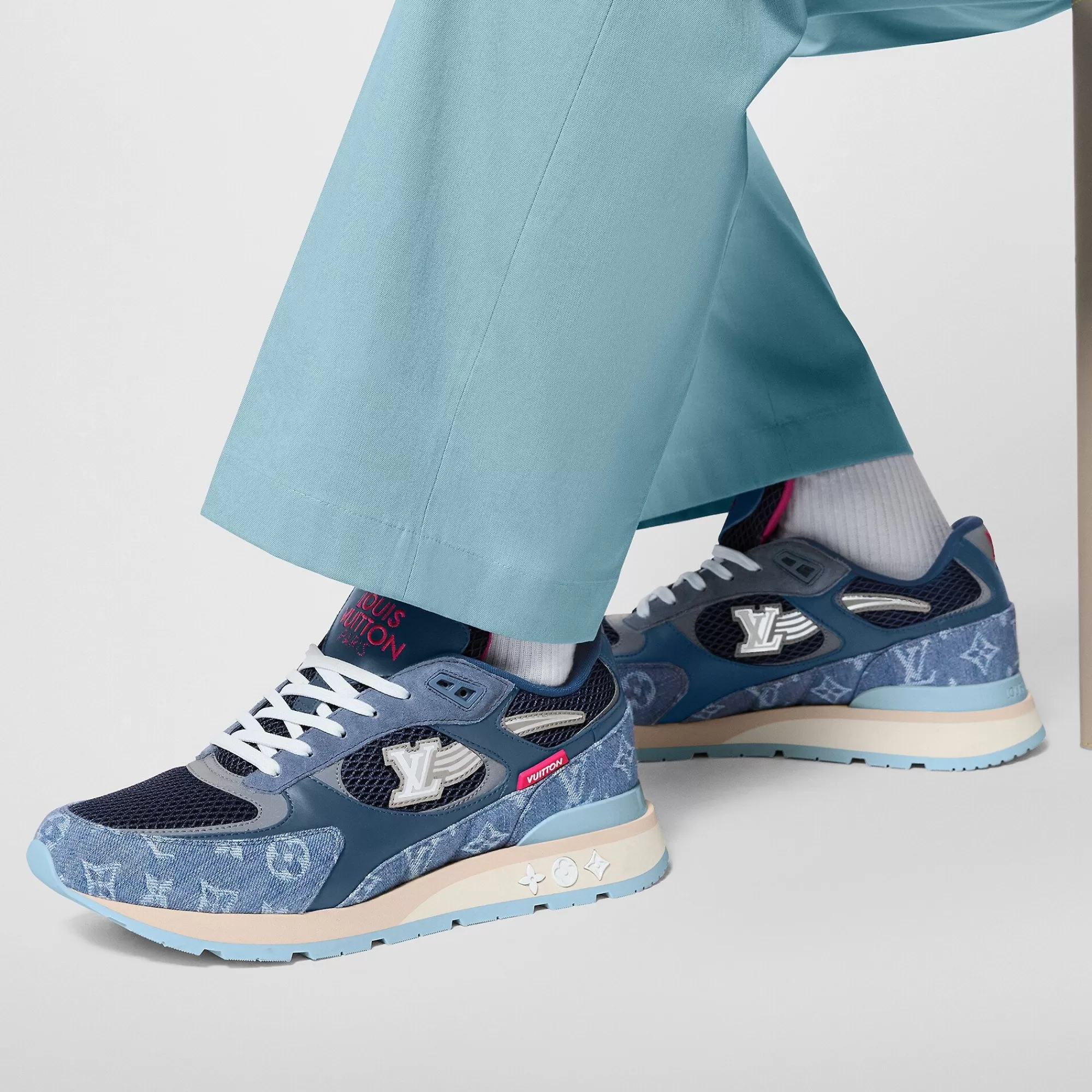 Cheap Louis Vuitton Run Away Sneaker Blue