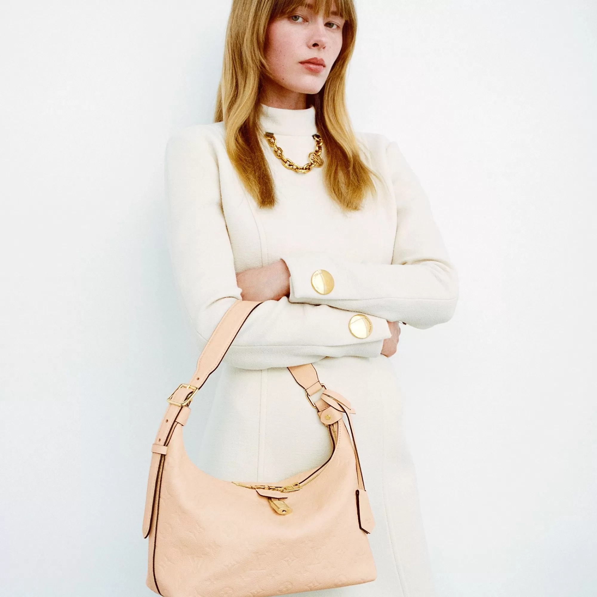 Hot Louis Vuitton Sac Sport Cream