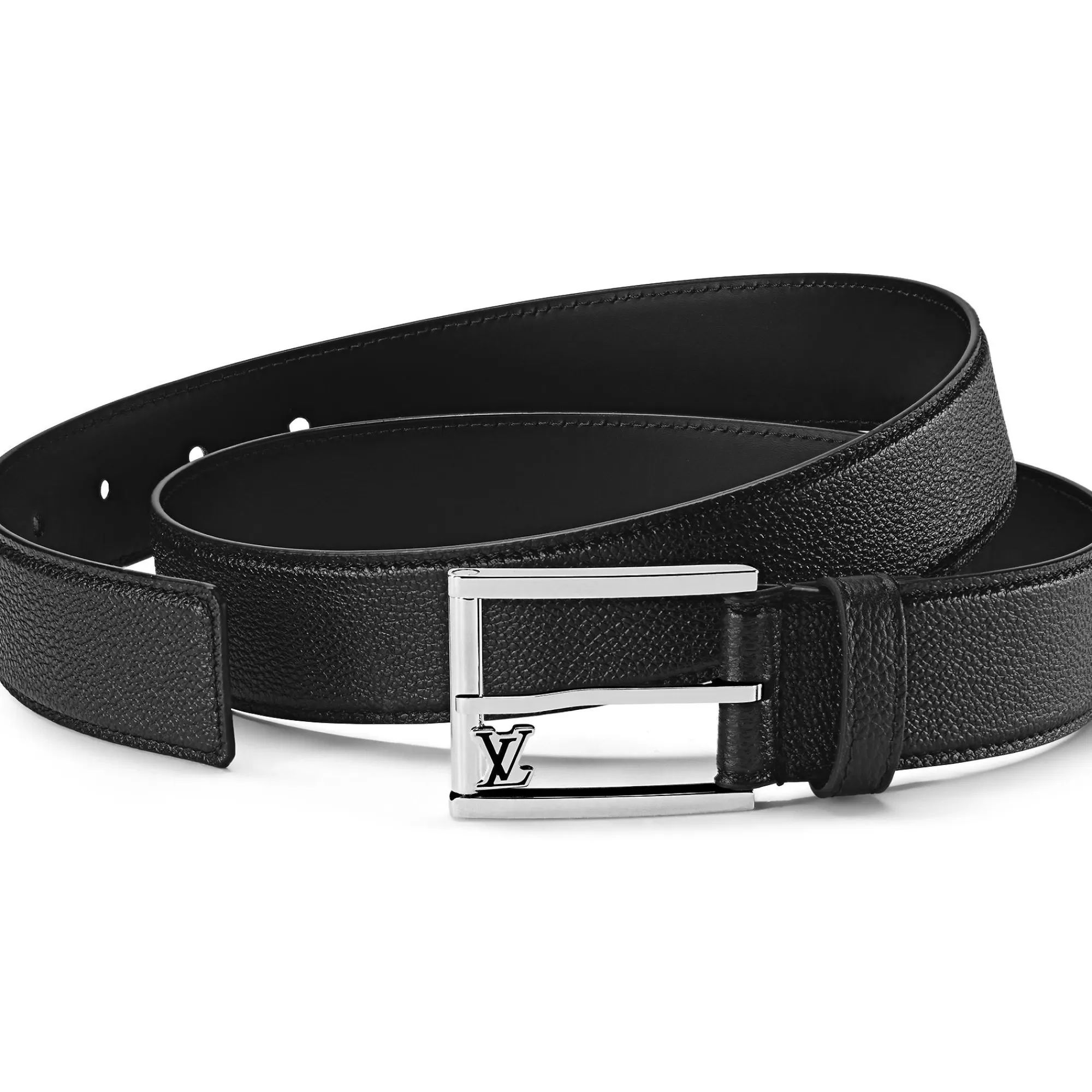 Cheap Louis Vuitton Saint Germain 35Mm Belt Silver