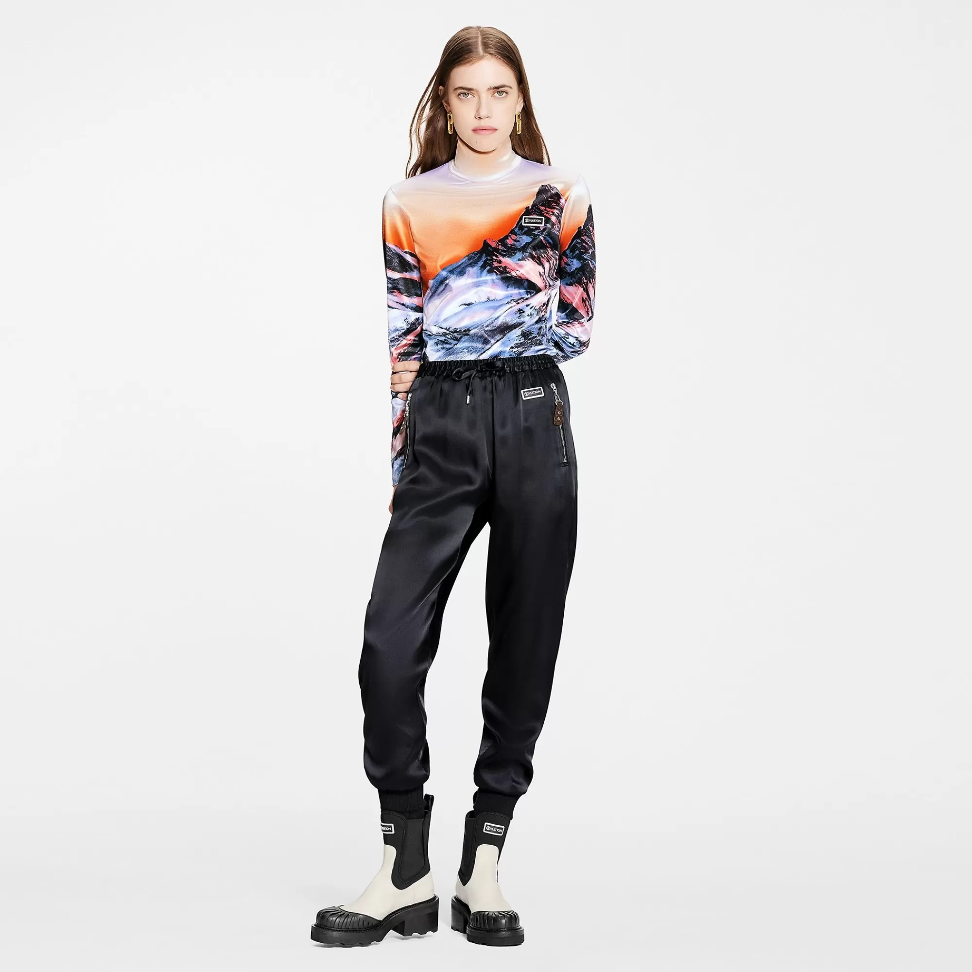 Cheap Louis Vuitton Satin Jogging Pants