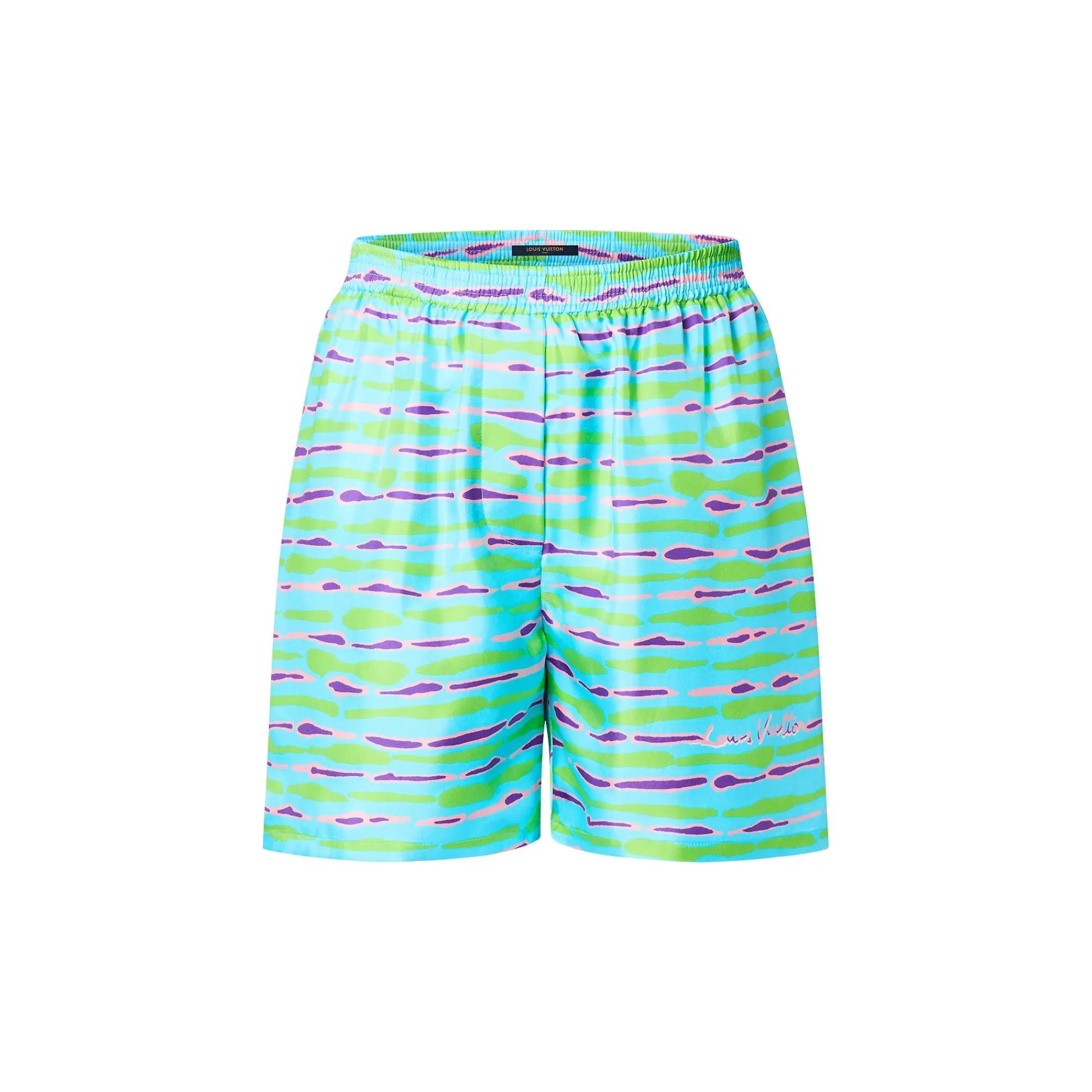 Online Louis Vuitton Saturated Epi Print Pajama Shorts