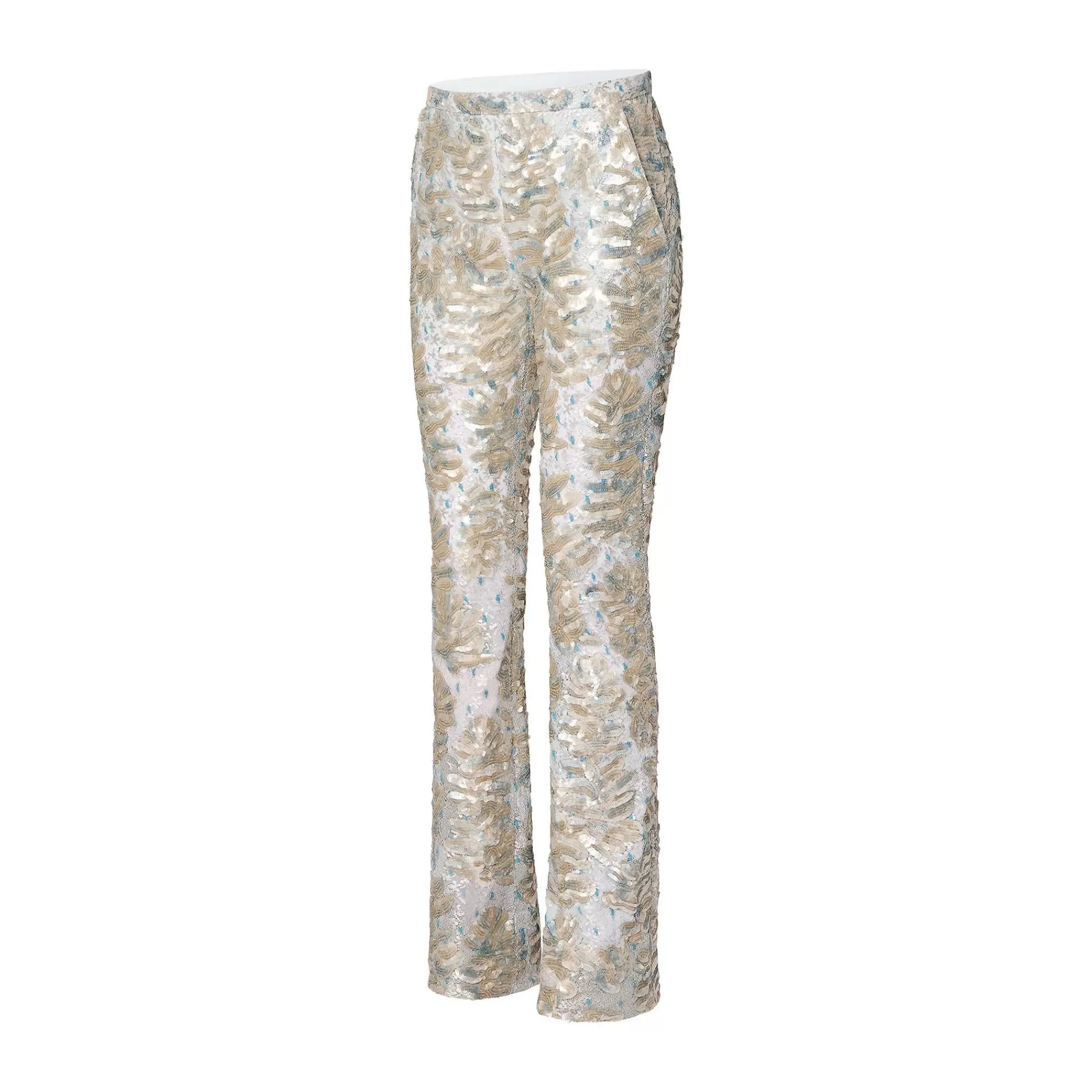 Best Sale Louis Vuitton Scale Sequin Tailored Pants