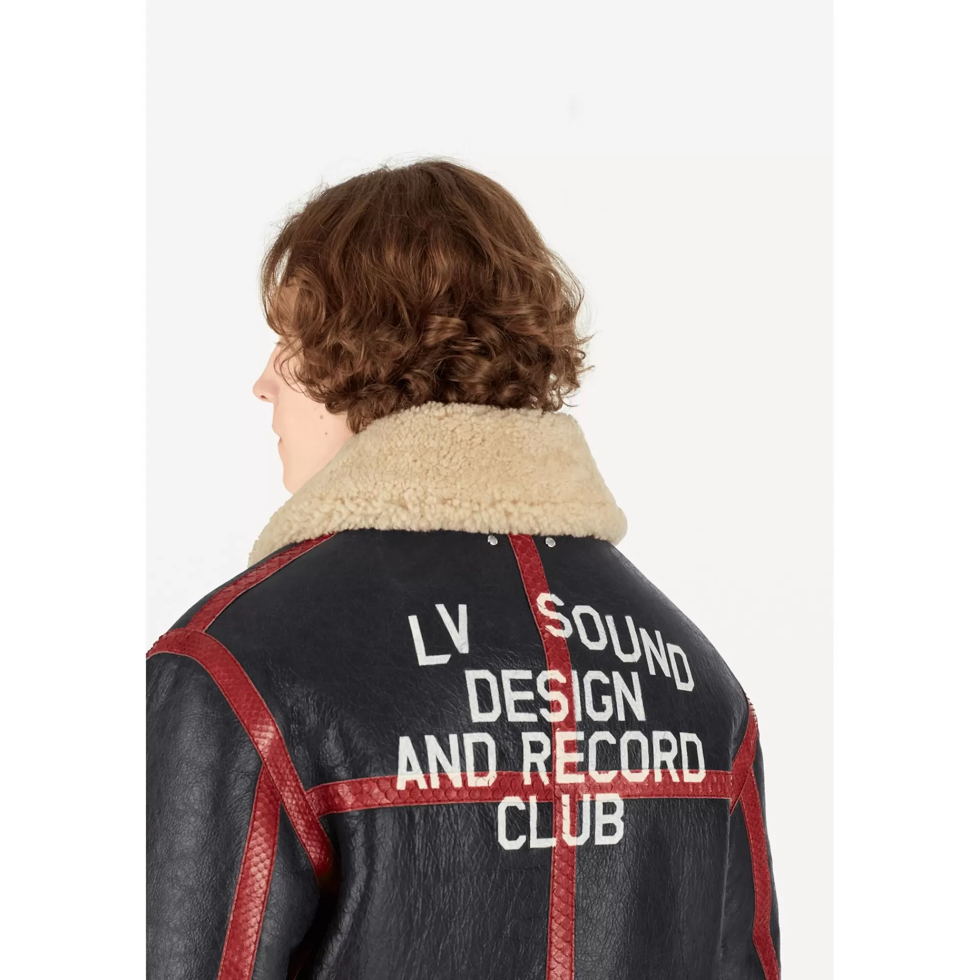 Best Sale Louis Vuitton Shearling Aviator With Python