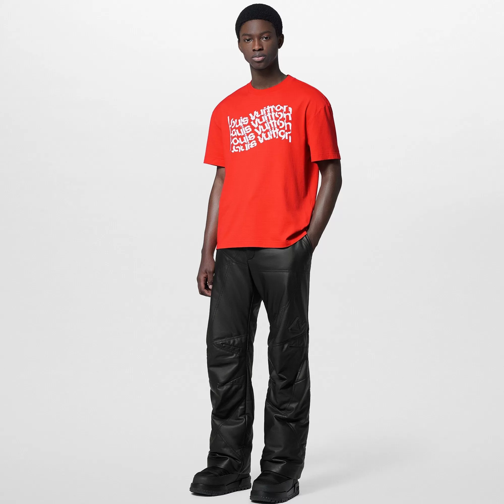 Online Louis Vuitton Short-Sleeved Cotton T-Shirt