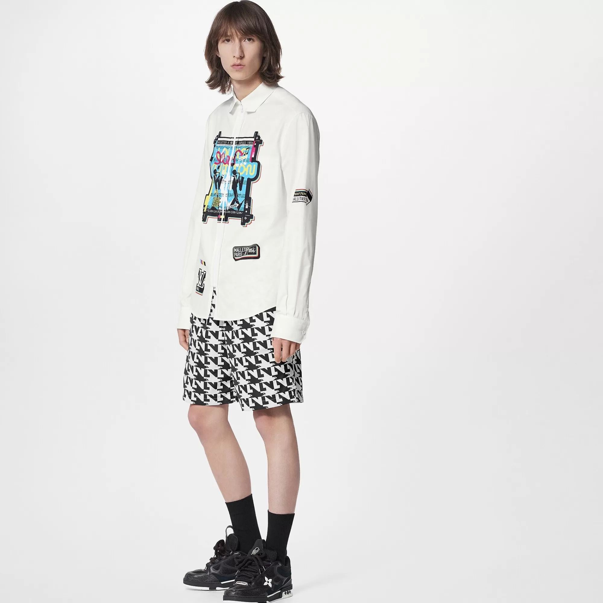 Fashion Louis Vuitton Signature Board Swimshorts