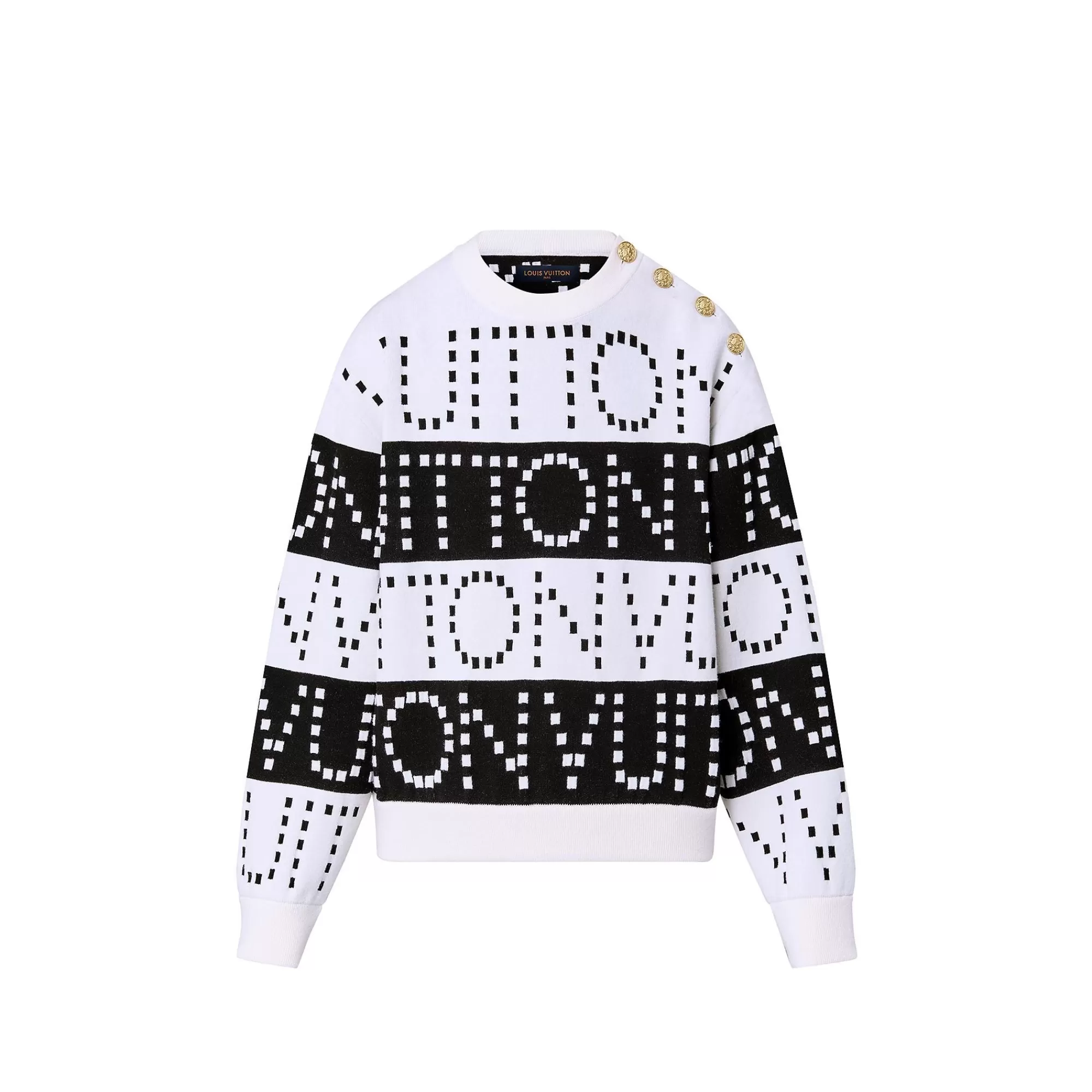 Cheap Louis Vuitton Signature Chunky Stripes Pullover