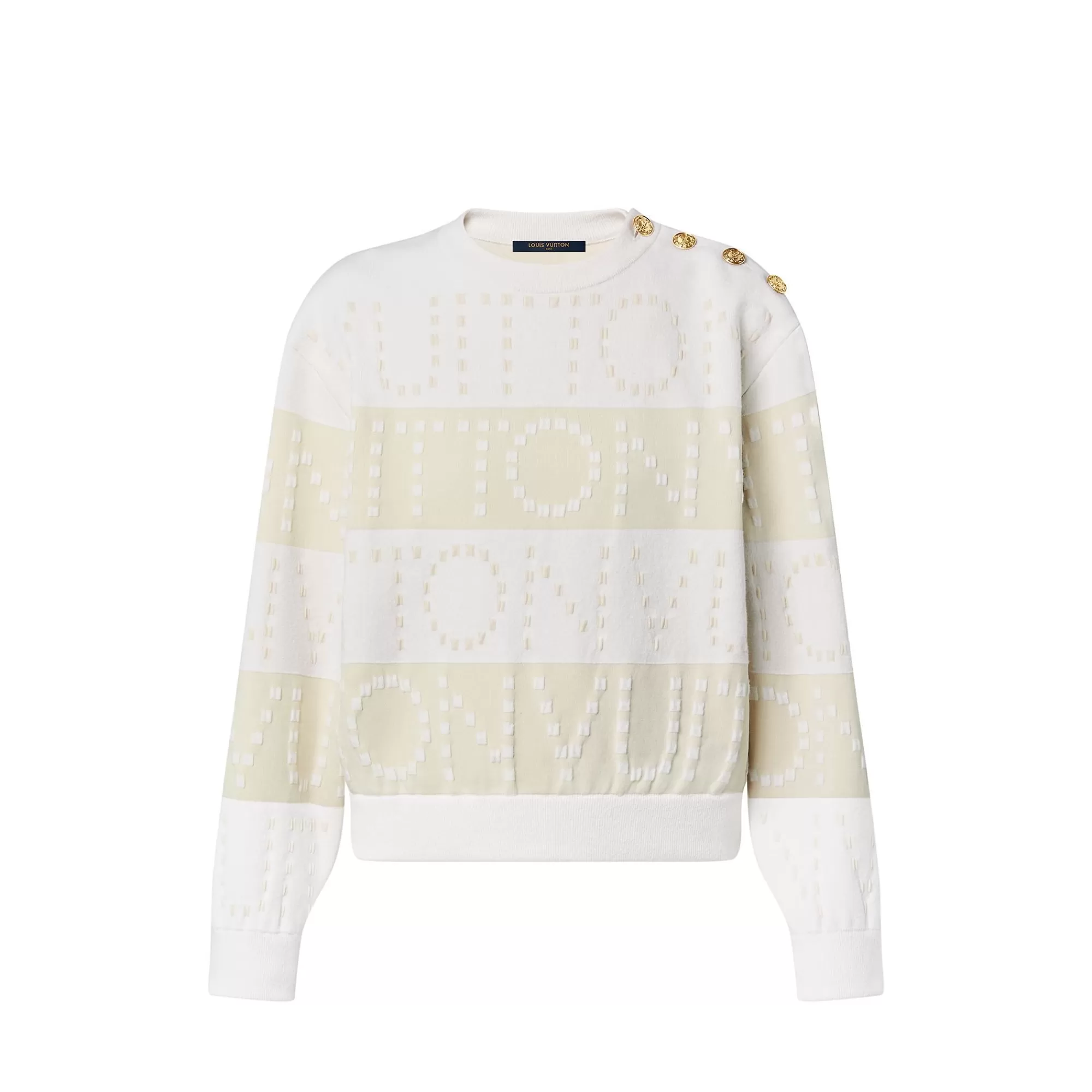 Cheap Louis Vuitton Signature Chunky Stripes Pullover