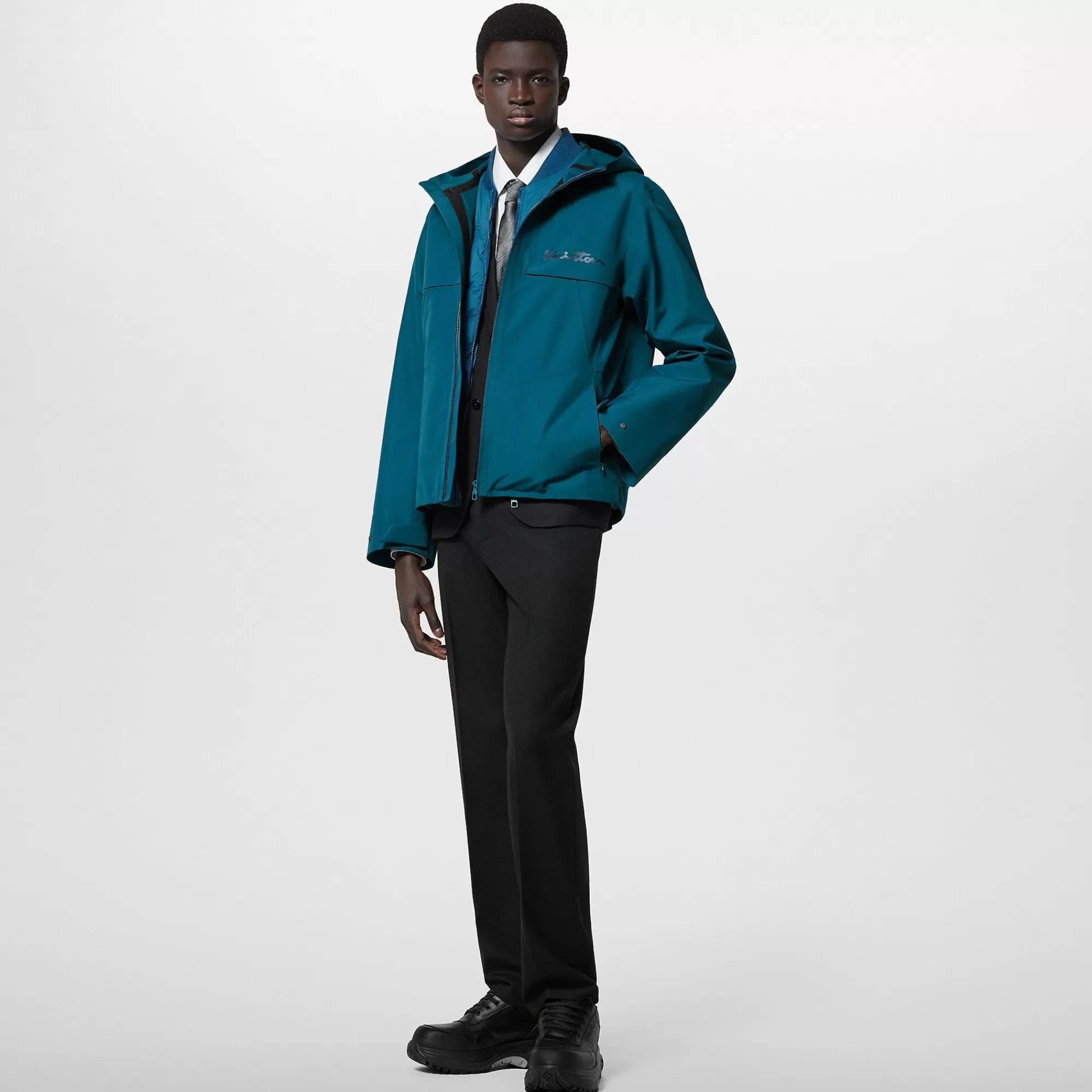 Store Louis Vuitton Signature Shell Hooded Blouson