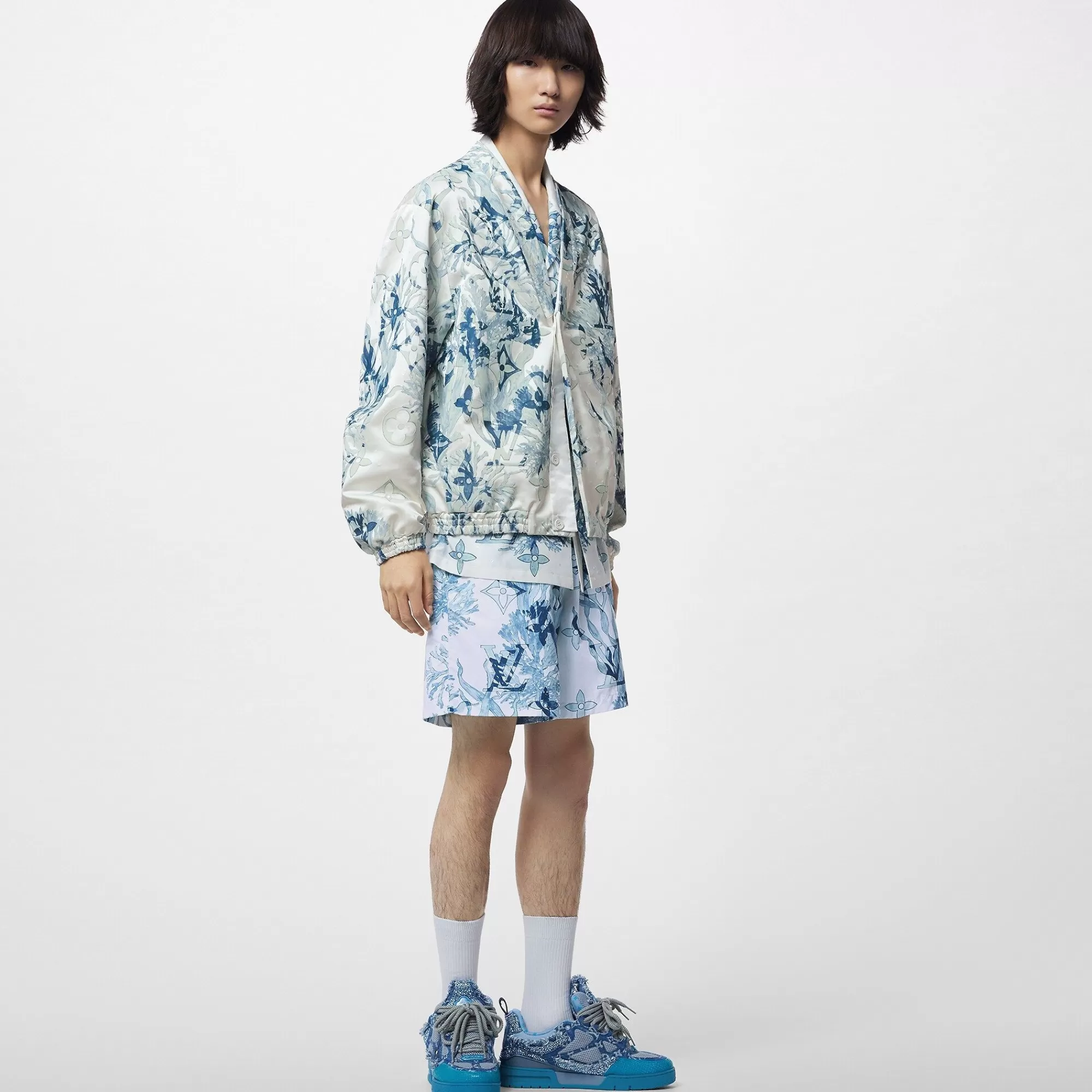 Best Louis Vuitton Silk Blend Embroidered Blouson