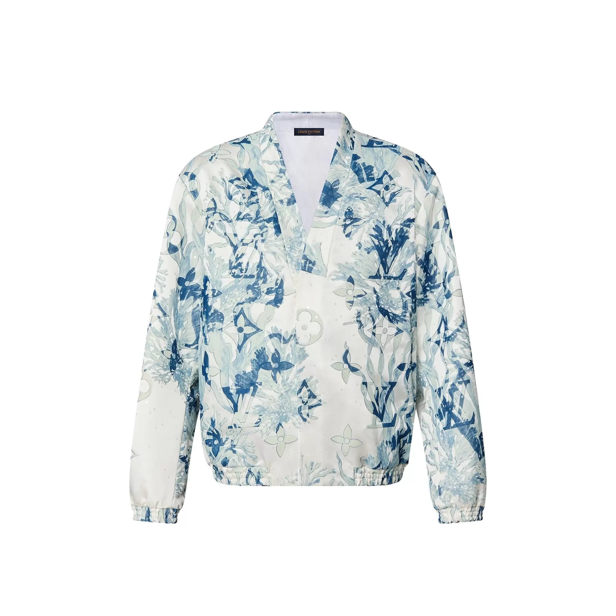 Best Louis Vuitton Silk Blend Embroidered Blouson