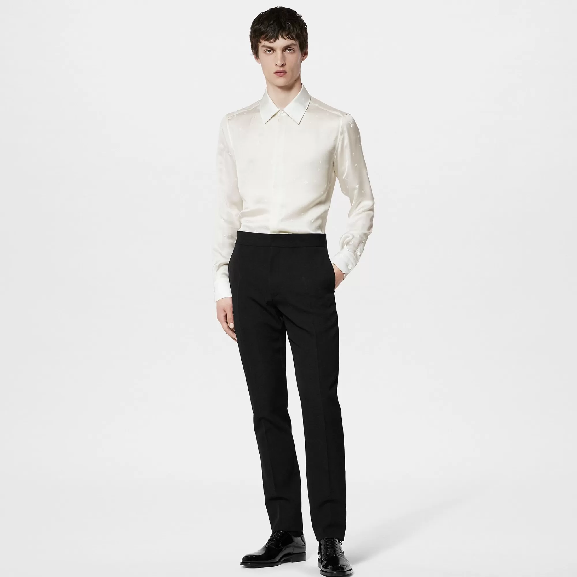 Cheap Louis Vuitton Silk Blend Long-Sleeved Shirt