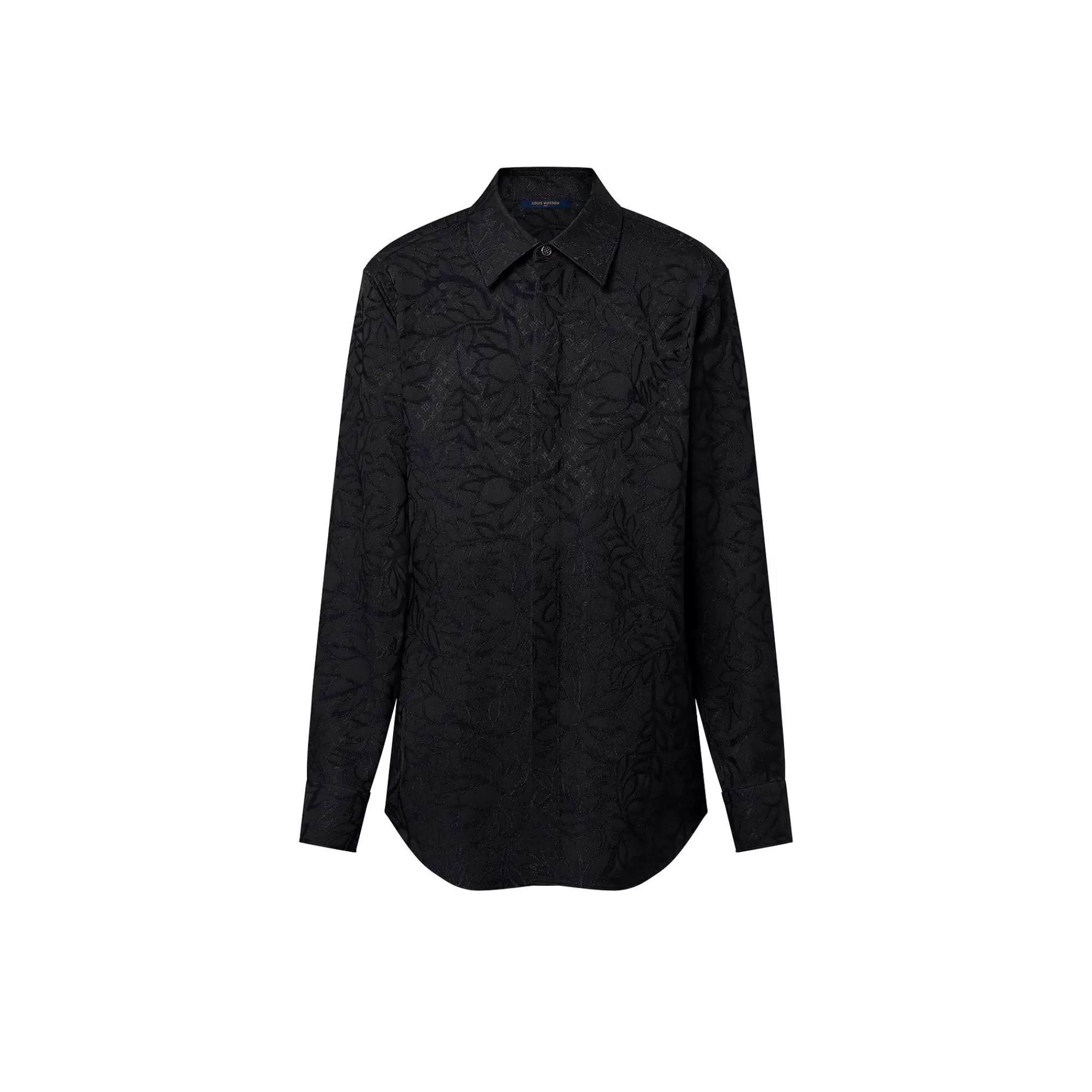 Fashion Louis Vuitton Silk Blend Long-Sleeved Shirt