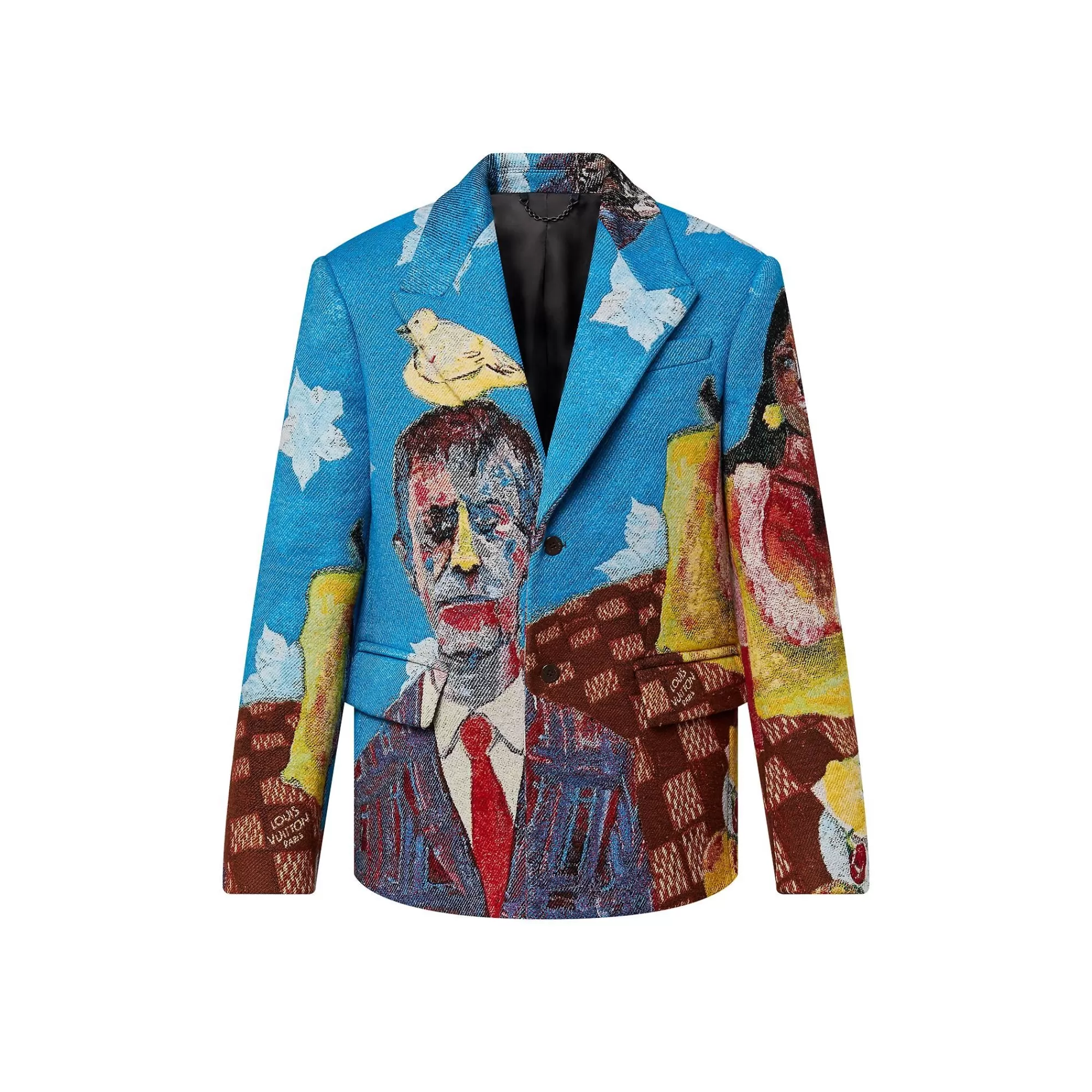 Store Louis Vuitton Single-Breasted Tailored Jacquard Jacket