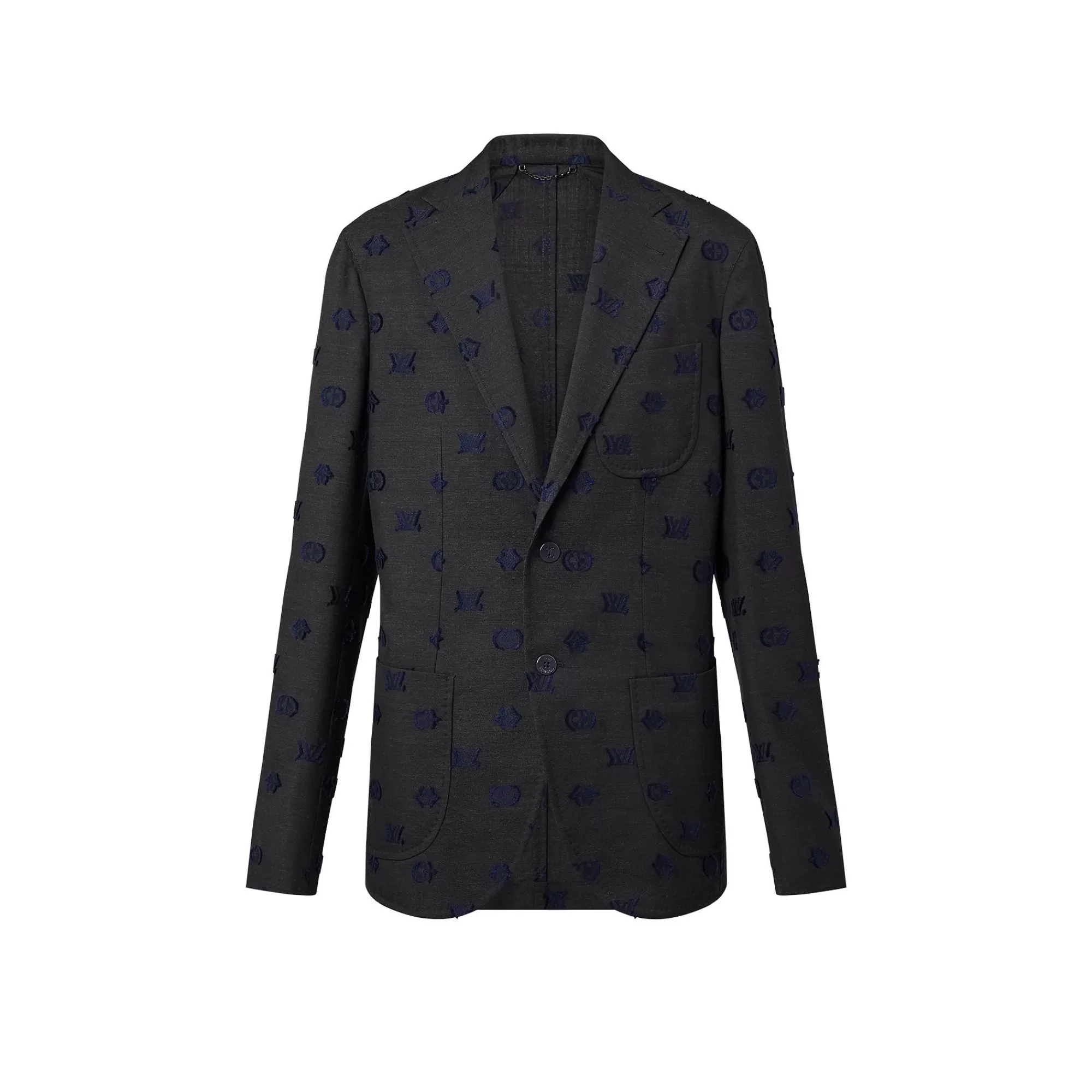 Store Louis Vuitton Single-Breasted Wool Blend Napolitana Jacket
