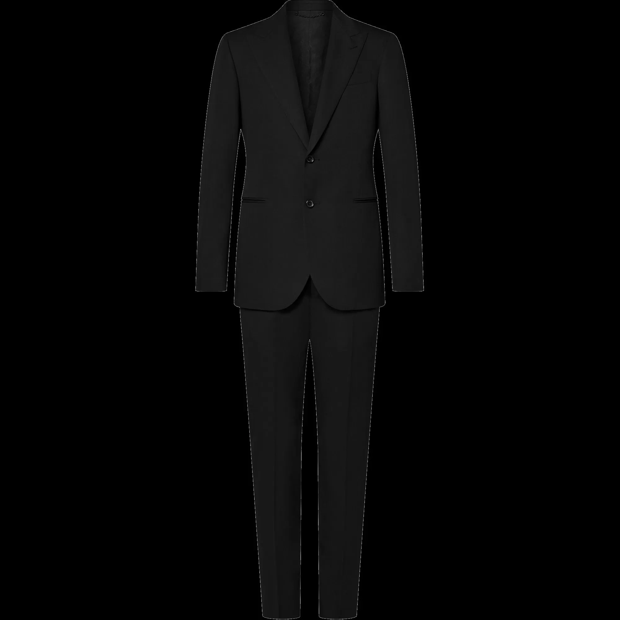Outlet Louis Vuitton Single-Breasted Wool Blend Pont Neuf Suit
