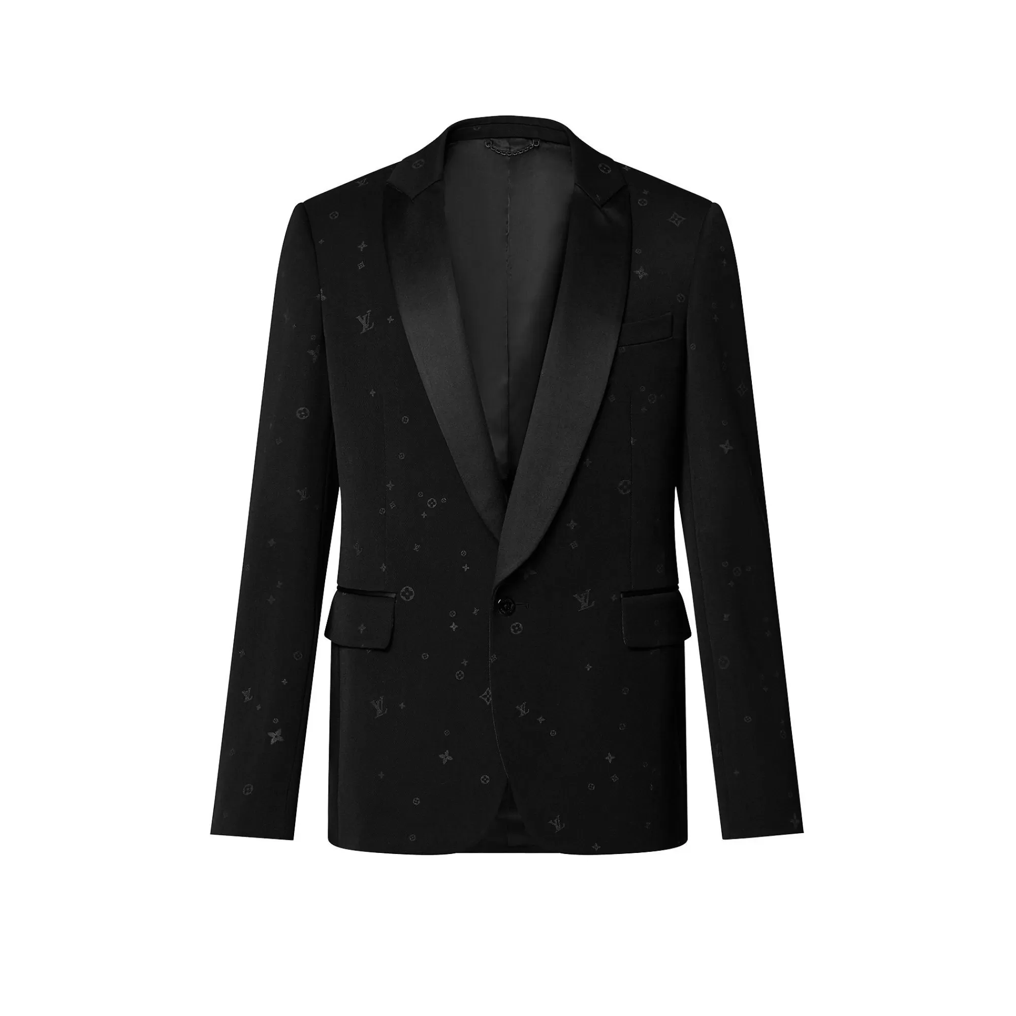 Discount Louis Vuitton Single-Breasted Wool Tuxedo Jacket