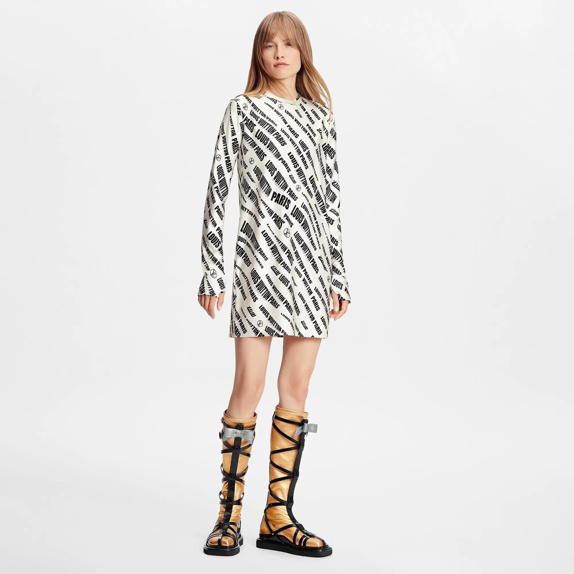Flash Sale Louis Vuitton Slanted Signature Sporty Mini Dress