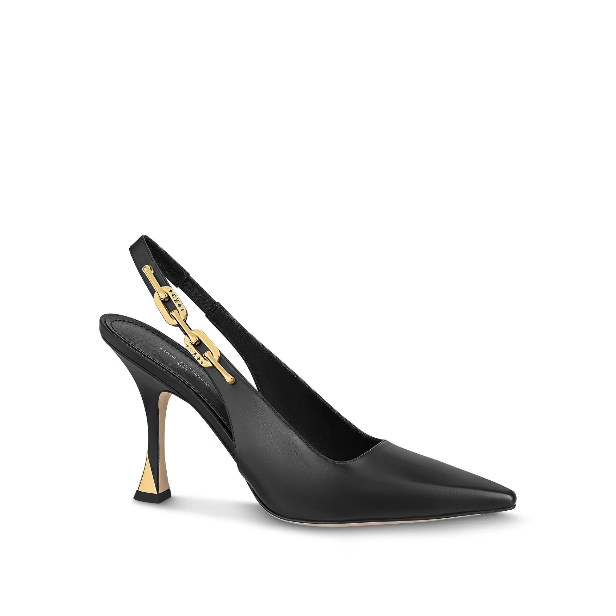 Online Louis Vuitton Sparkle Slingback Pump Black