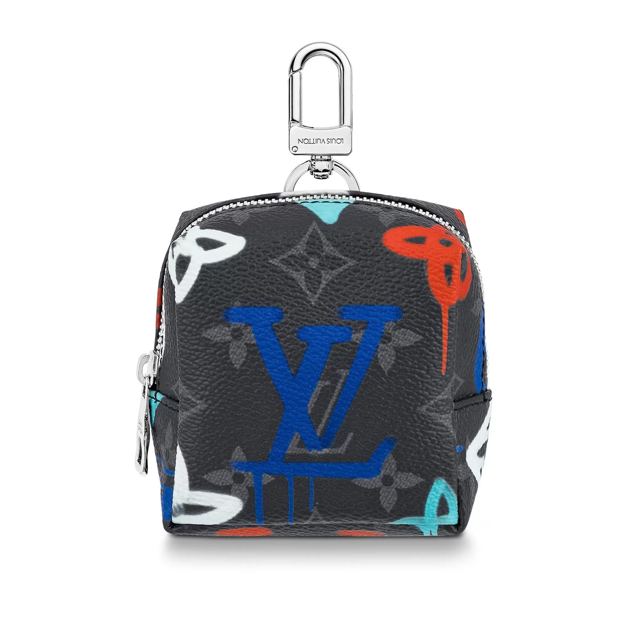 Store Louis Vuitton Squared Pouch Key Holder And Bag Charm