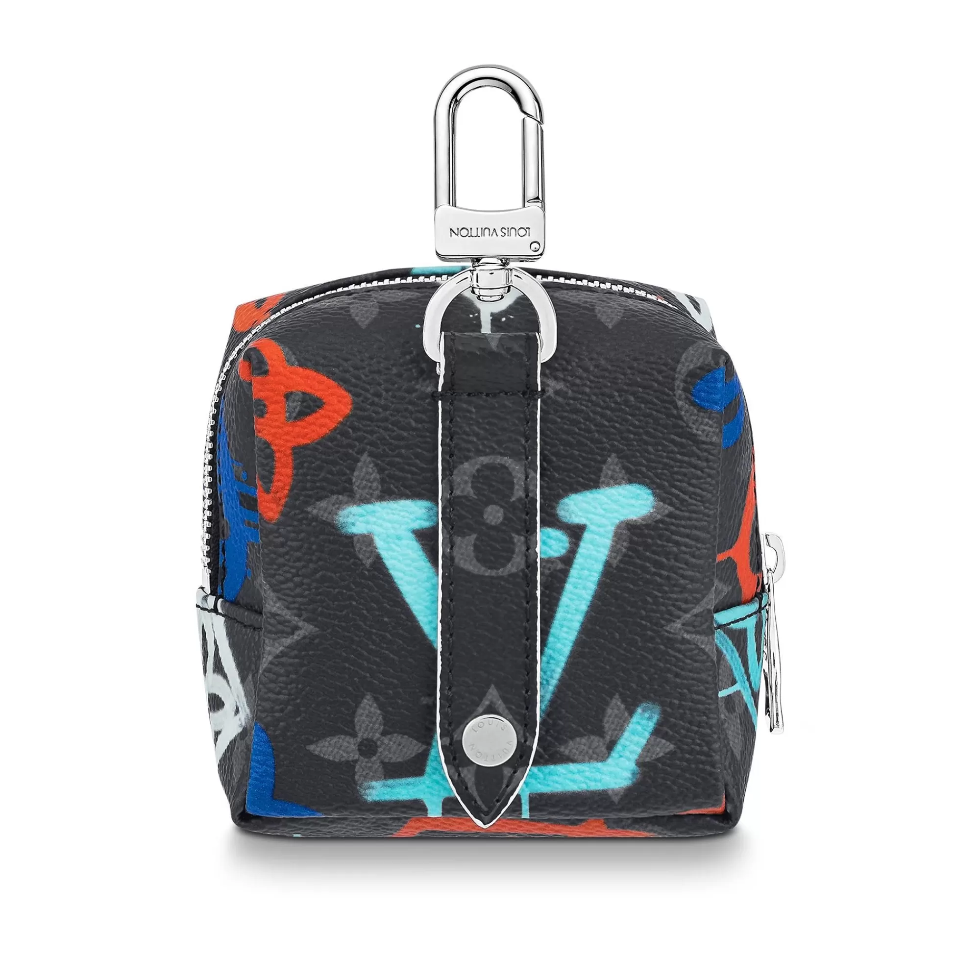 Store Louis Vuitton Squared Pouch Key Holder And Bag Charm