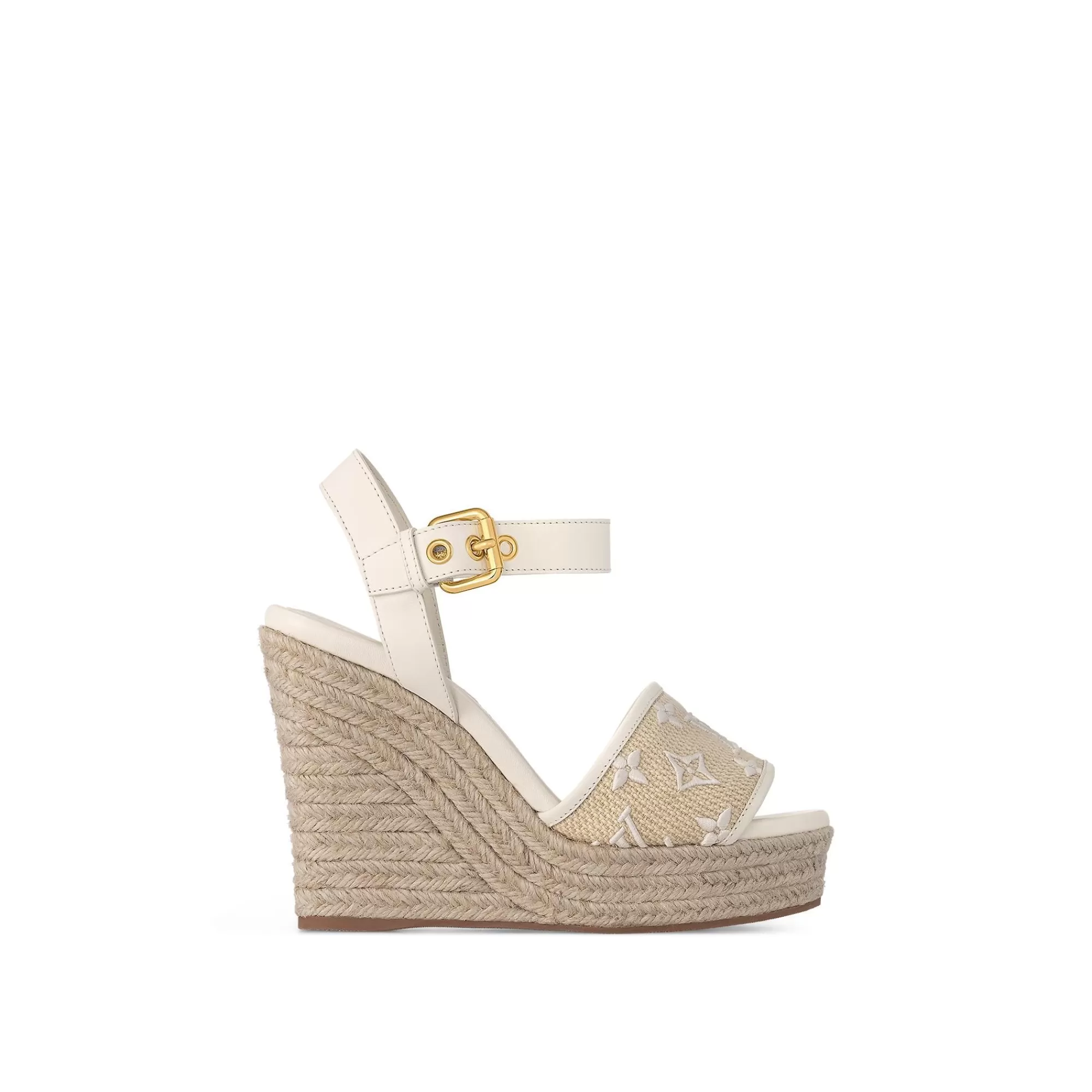 Store Louis Vuitton Starboard Wedge Sandal White