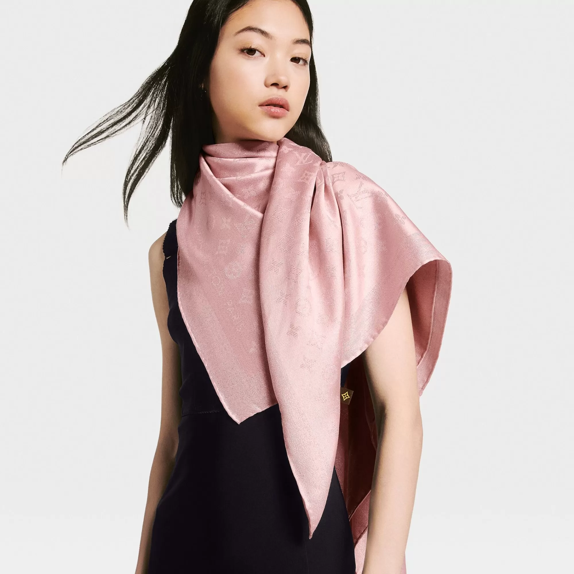 Best Sale Louis Vuitton Starlight Jacquard Shawl Pink