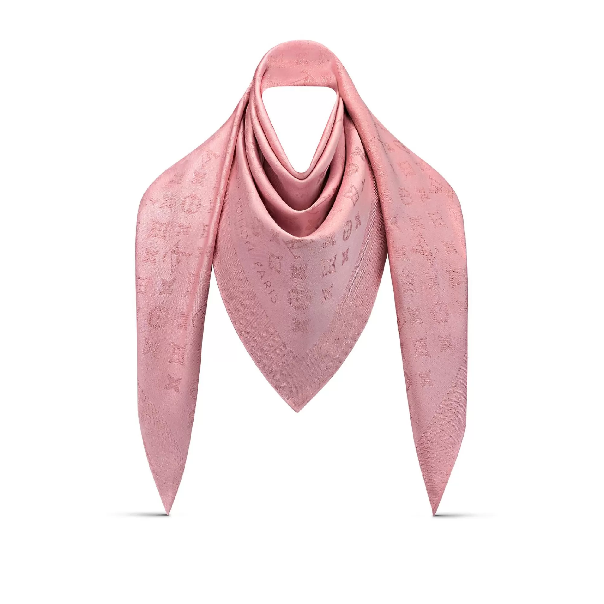 Best Sale Louis Vuitton Starlight Jacquard Shawl Pink