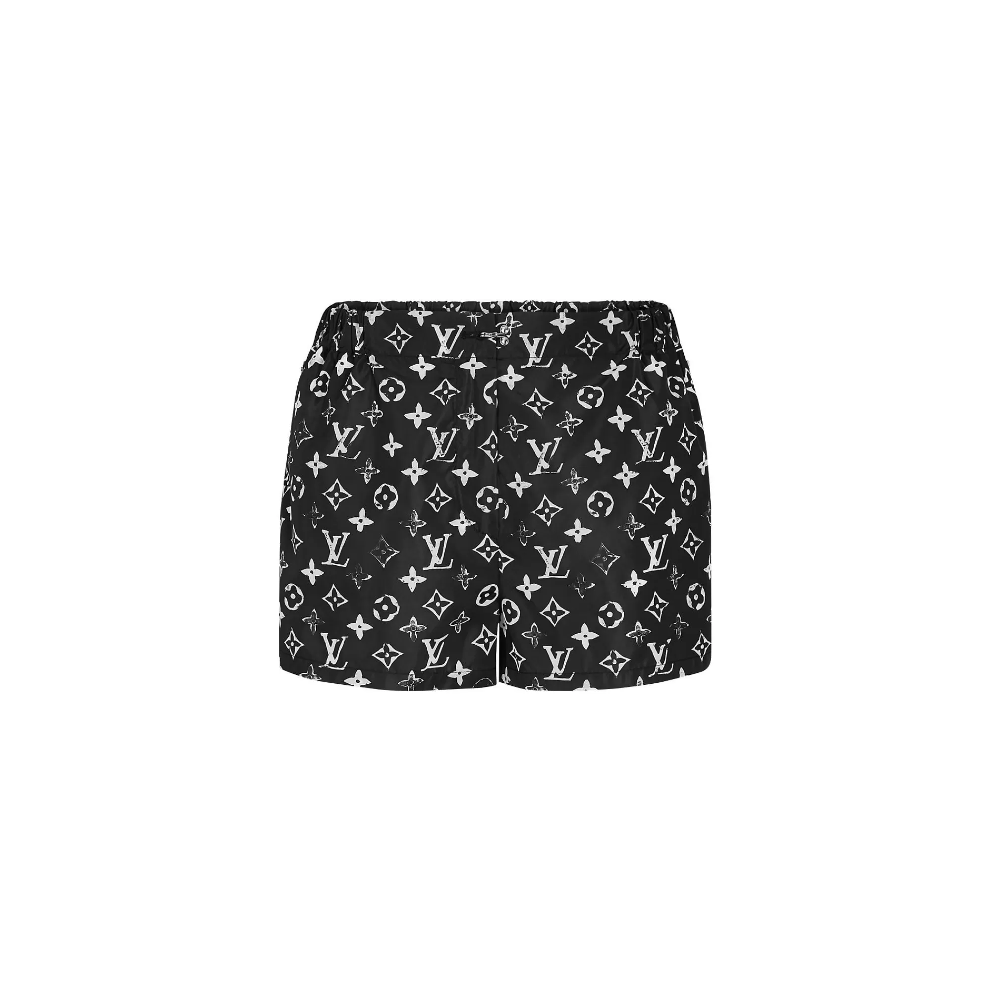 Clearance Louis Vuitton Stencil-Effect Monogram Shorts