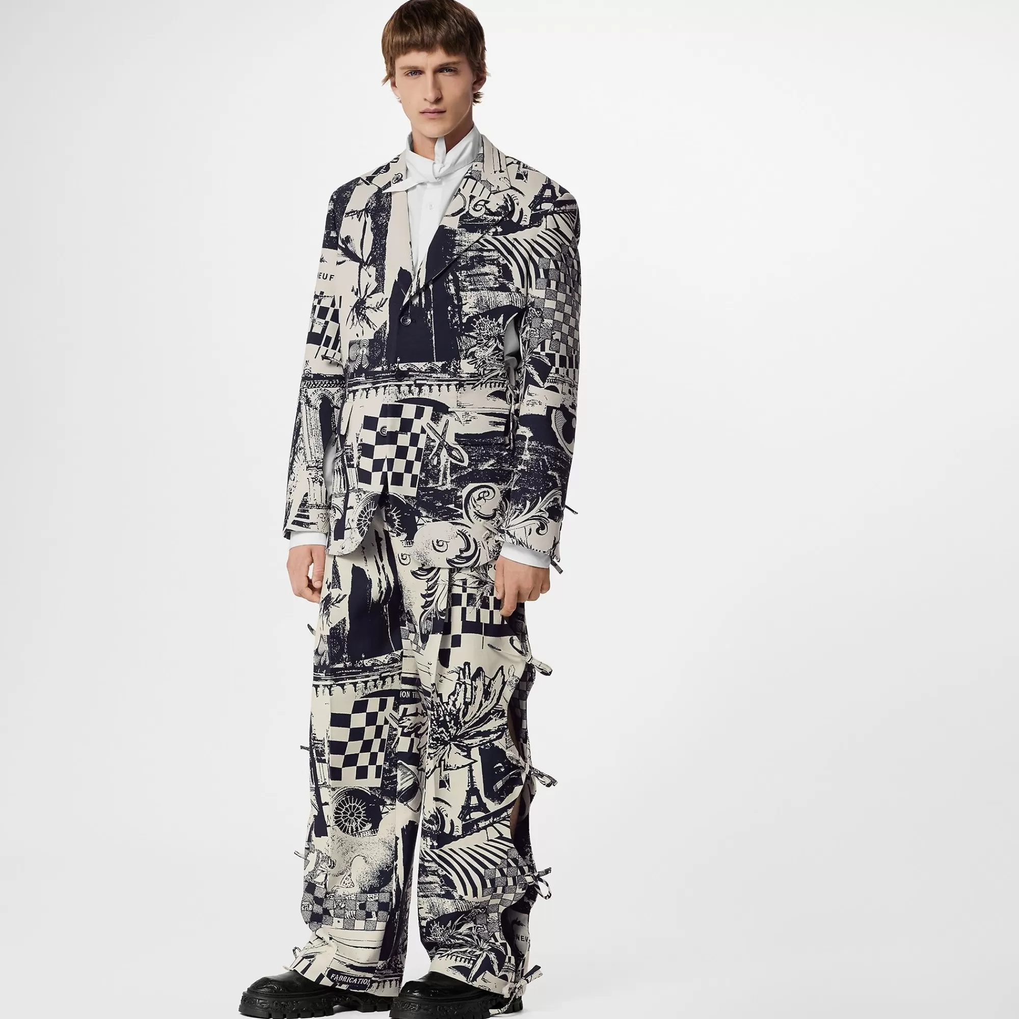 Fashion Louis Vuitton Strappy Single-Breasted Jacket