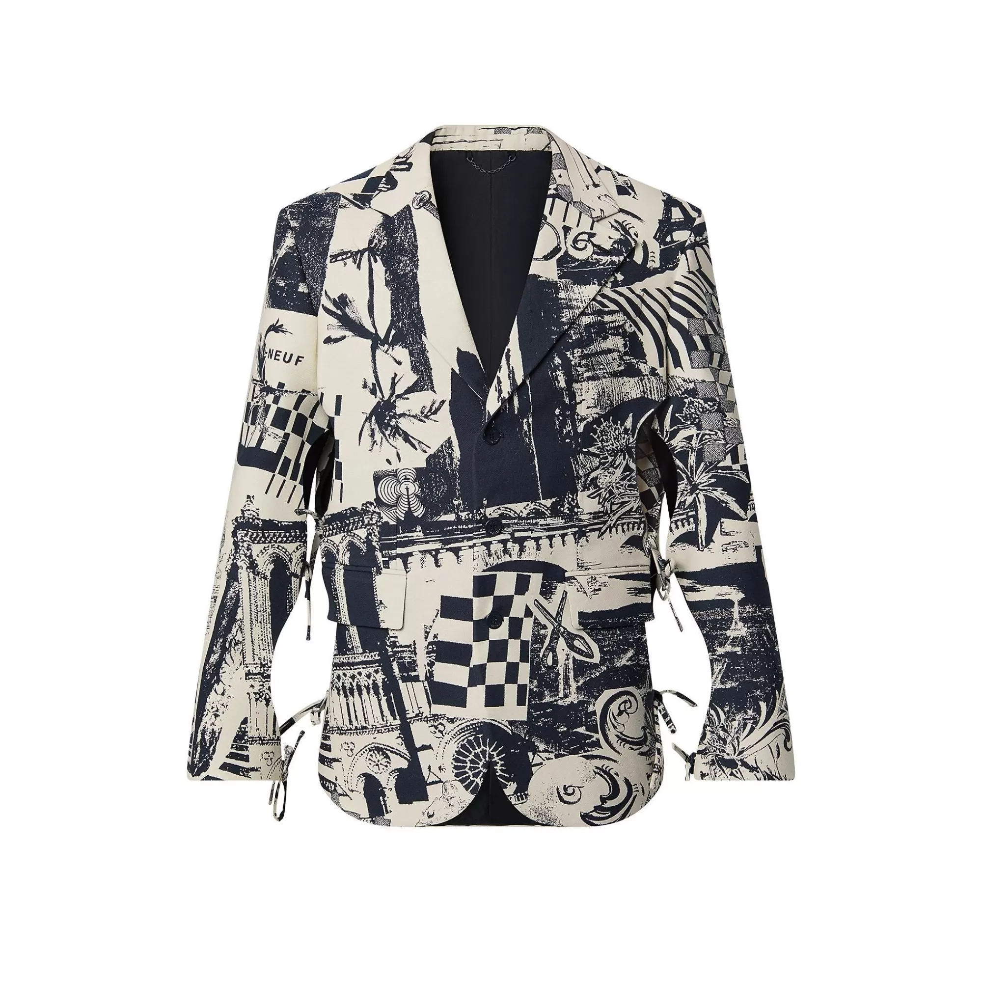 Fashion Louis Vuitton Strappy Single-Breasted Jacket