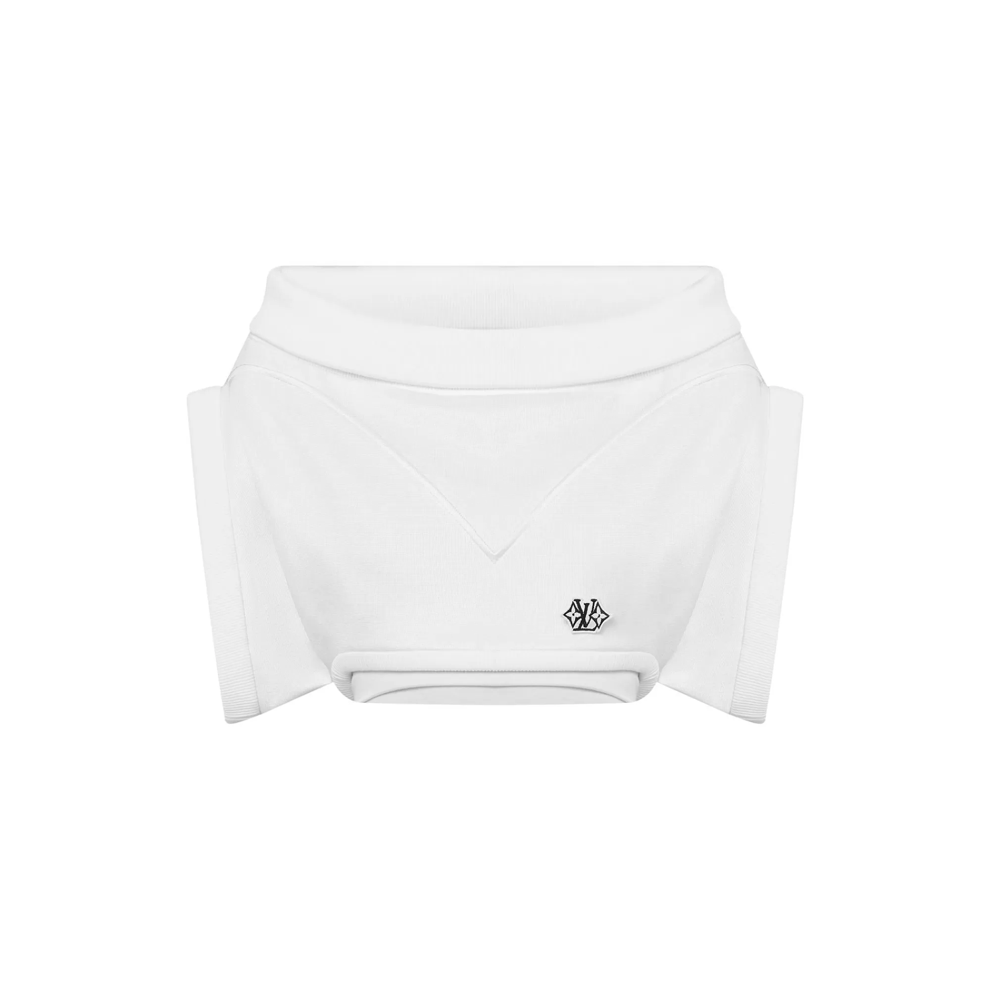 Outlet Louis Vuitton Stretch Jersey Boxy Bateau Crop Top