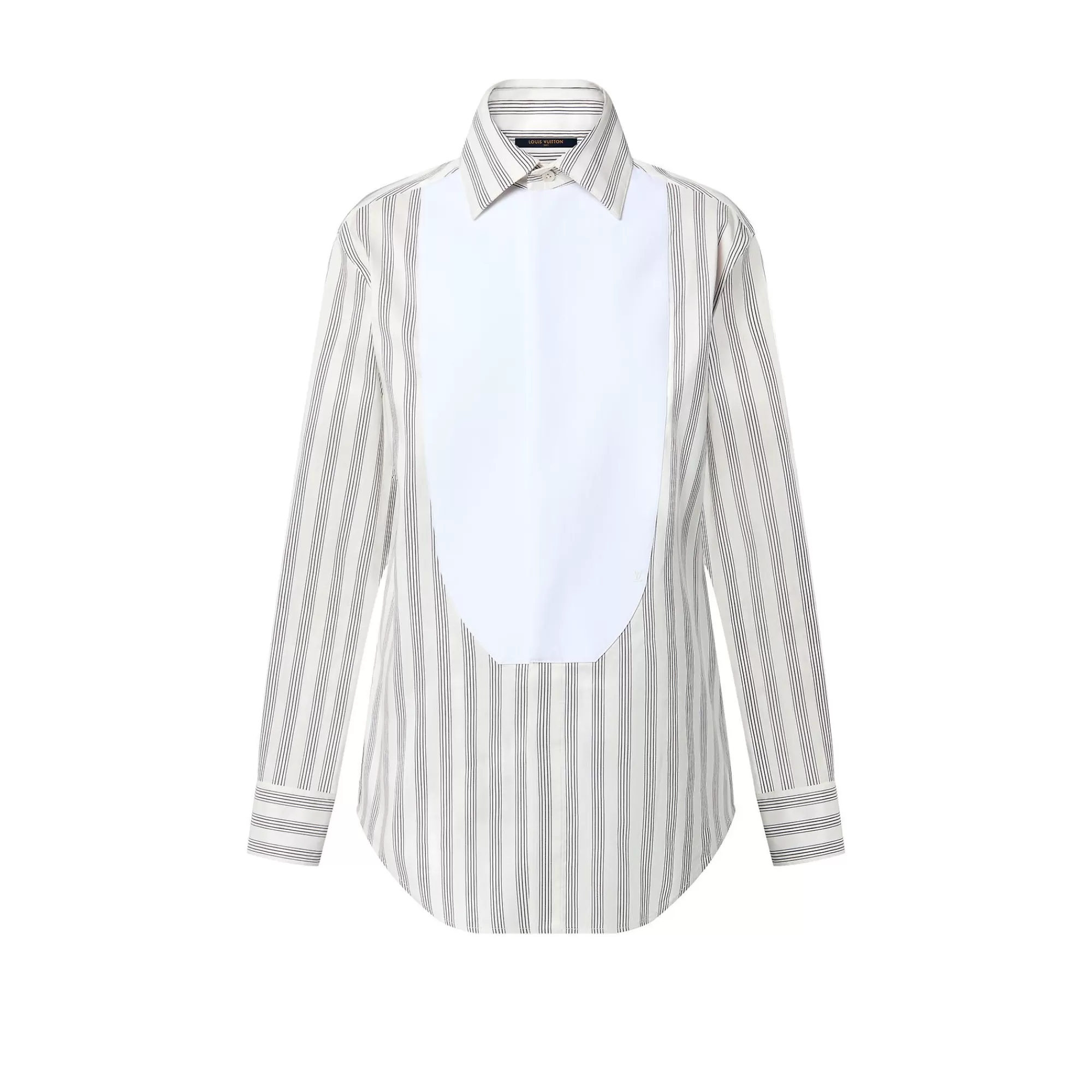Sale Louis Vuitton Striped Bib Shirt