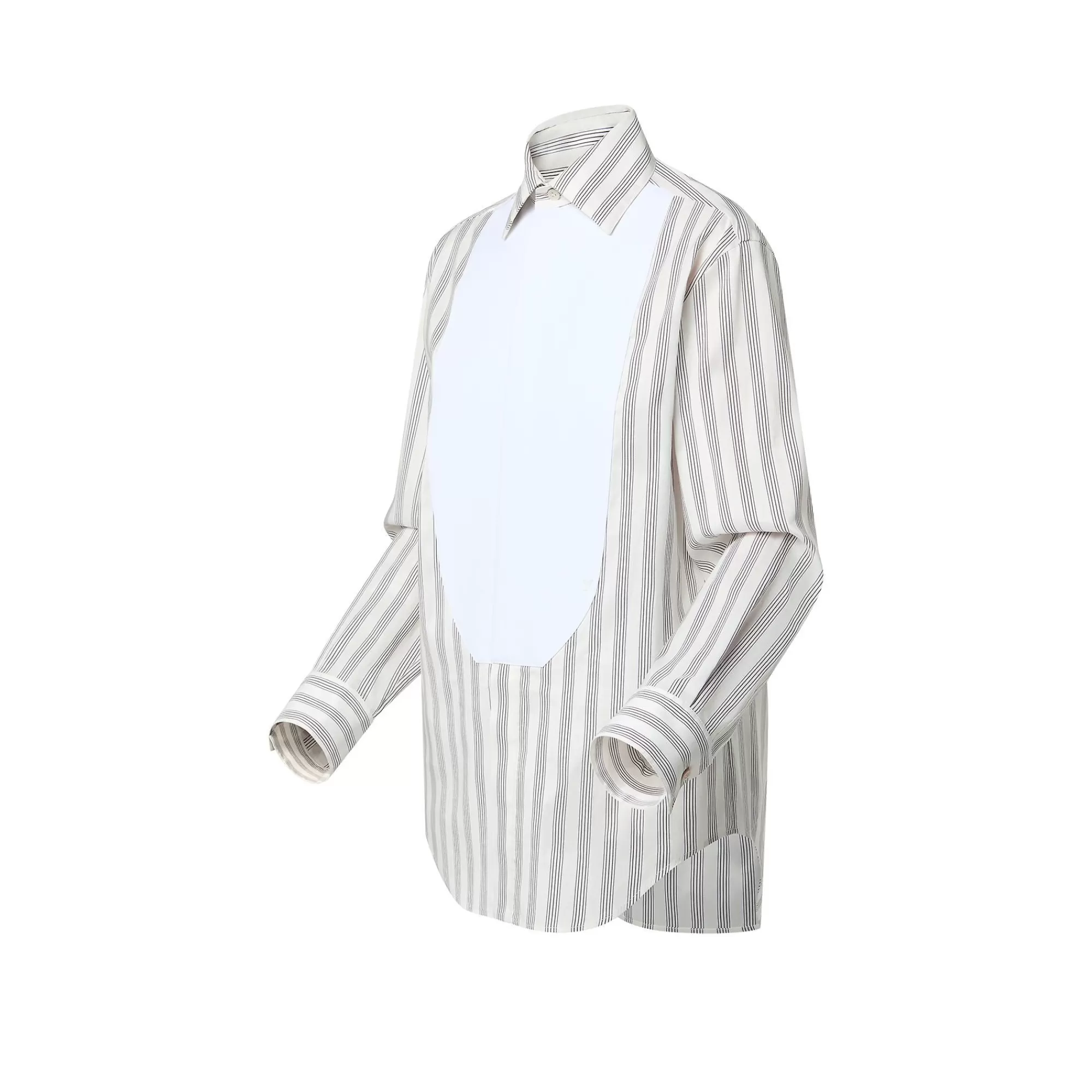 Sale Louis Vuitton Striped Bib Shirt