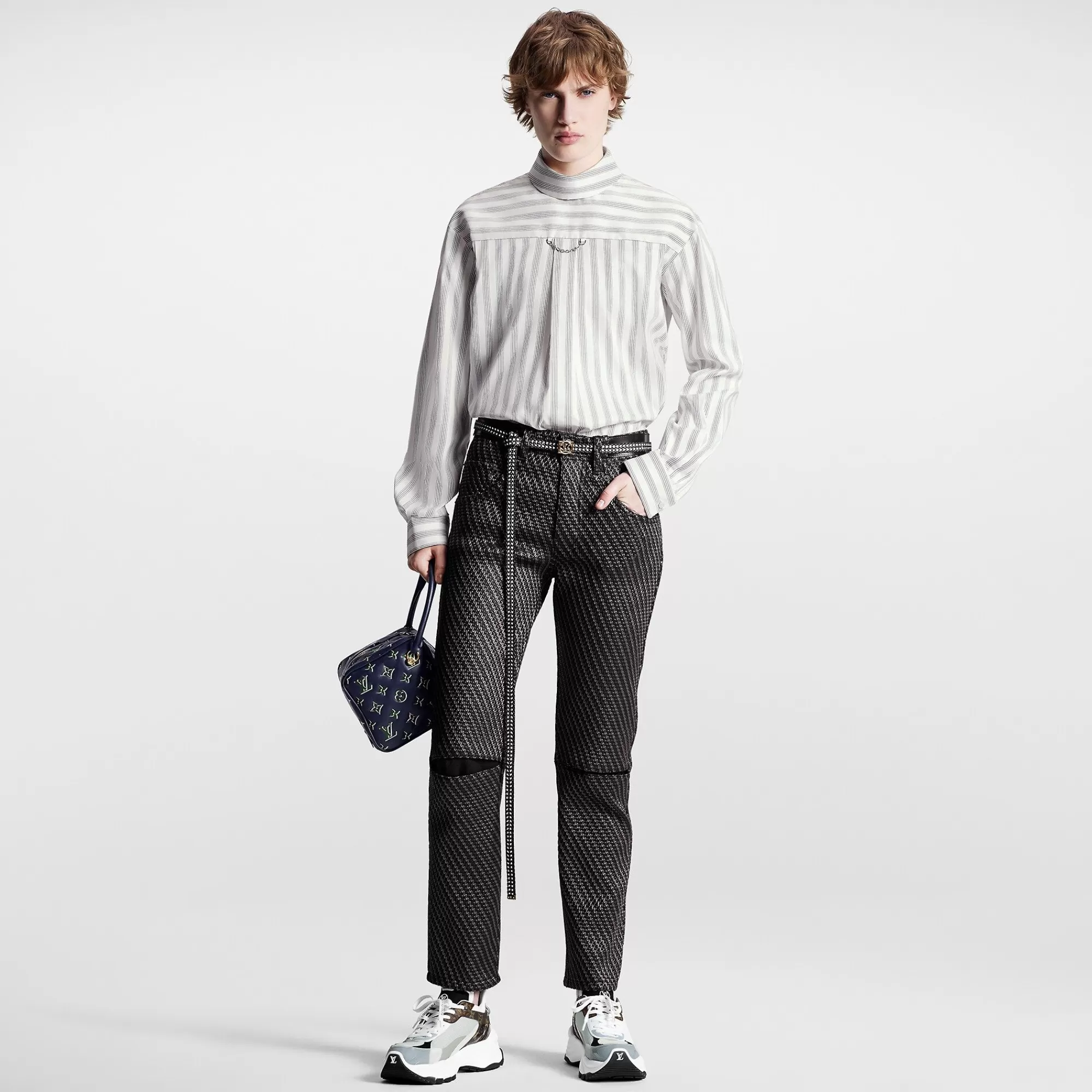 Flash Sale Louis Vuitton Striped Reversed Shirt