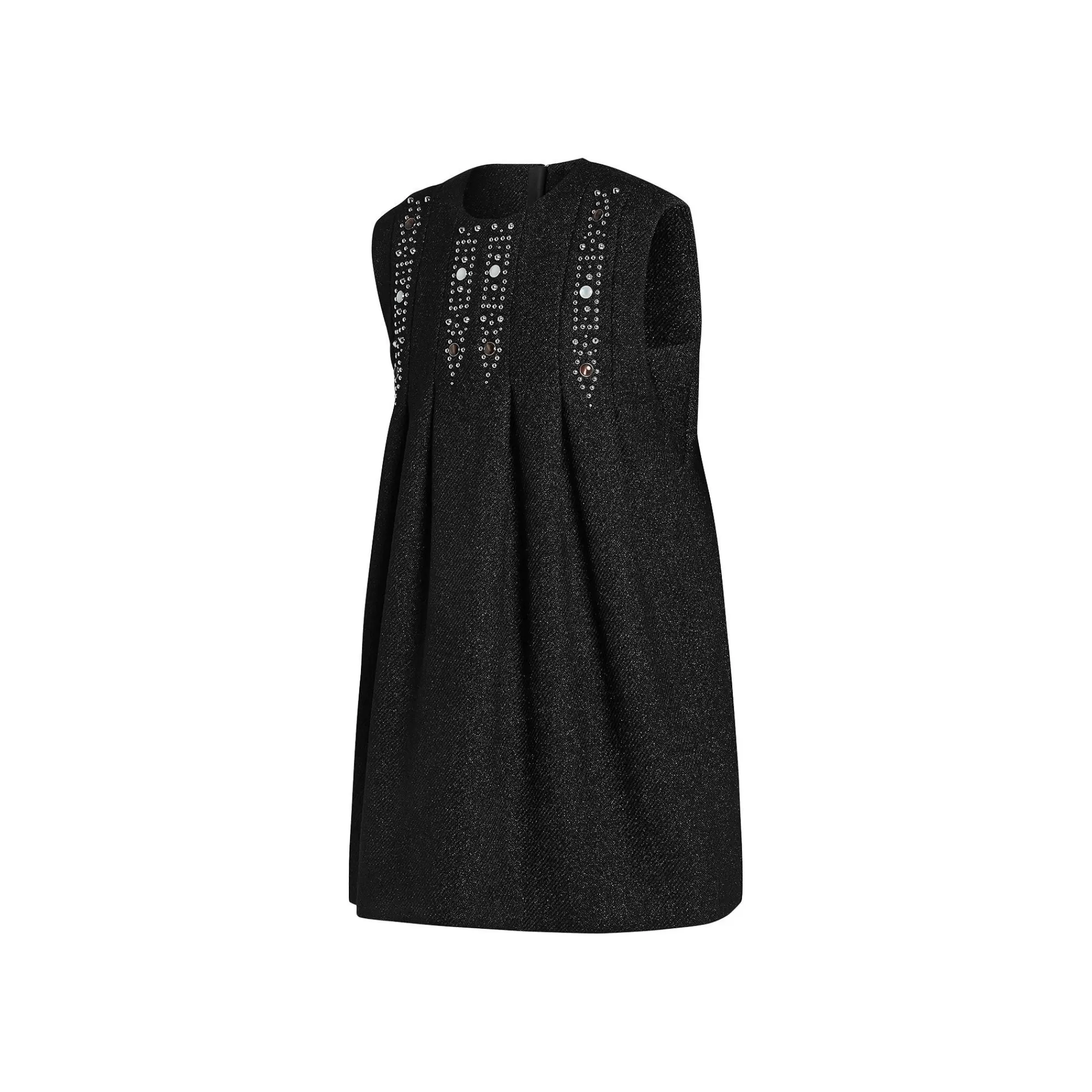 Best Sale Louis Vuitton Stud Detail Glitter Dress