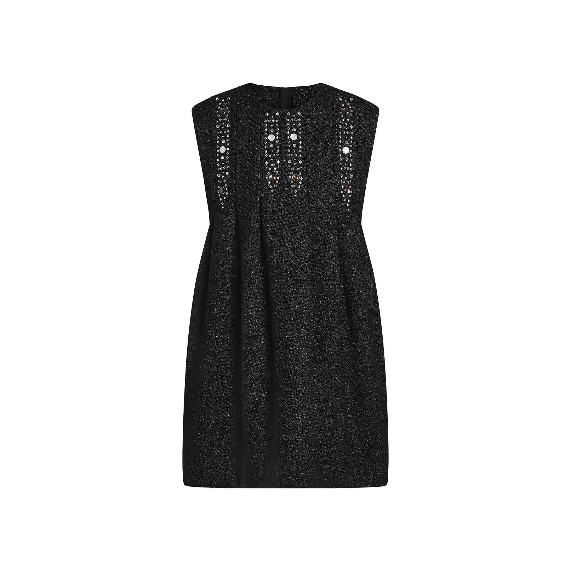 Best Sale Louis Vuitton Stud Detail Glitter Dress