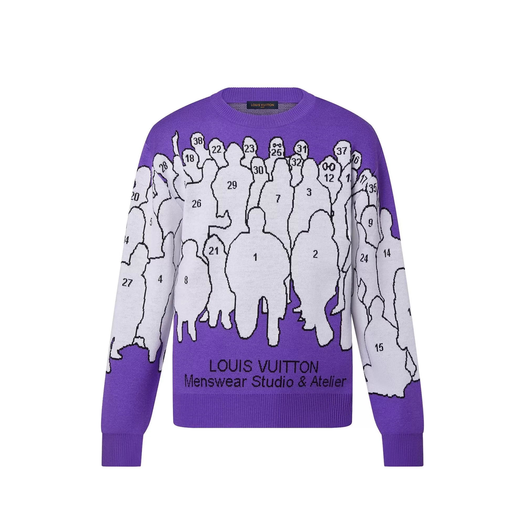 Best Sale Louis Vuitton Studio Jacquard Crewneck
