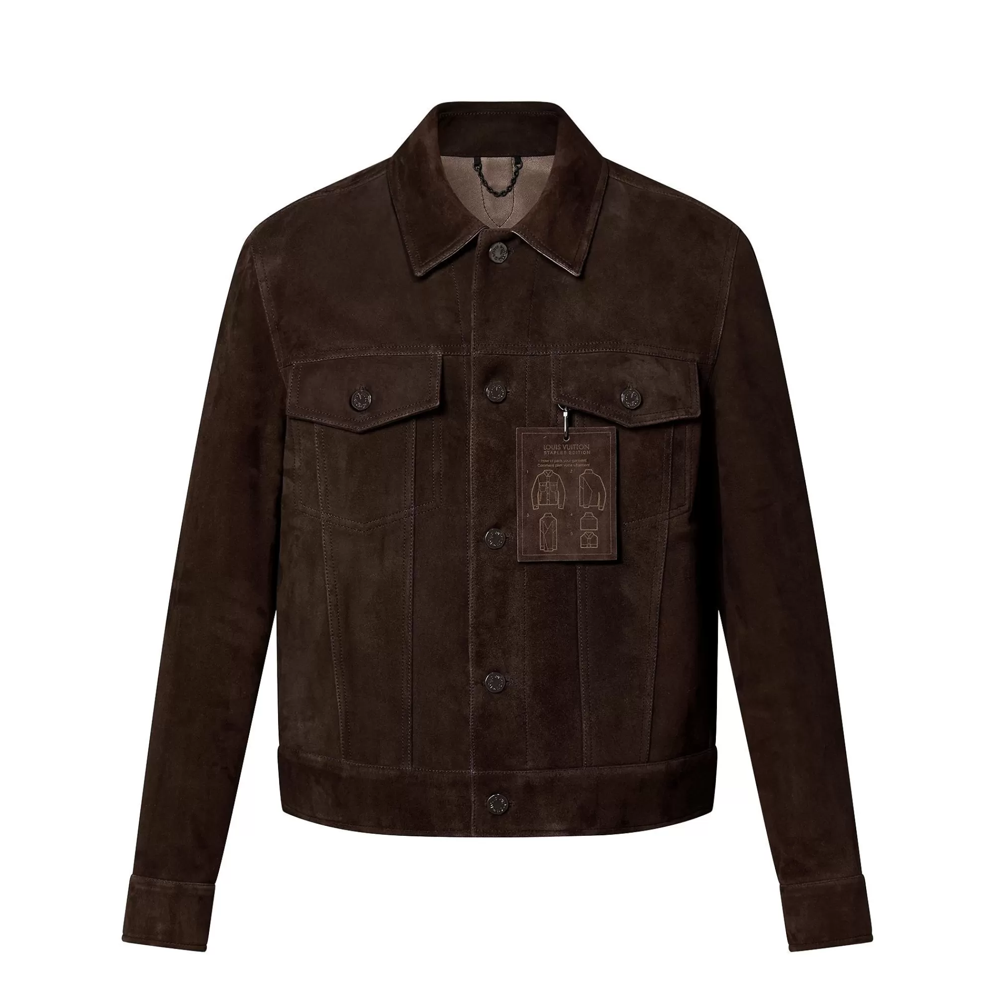 Cheap Louis Vuitton Suede Denim Jacket