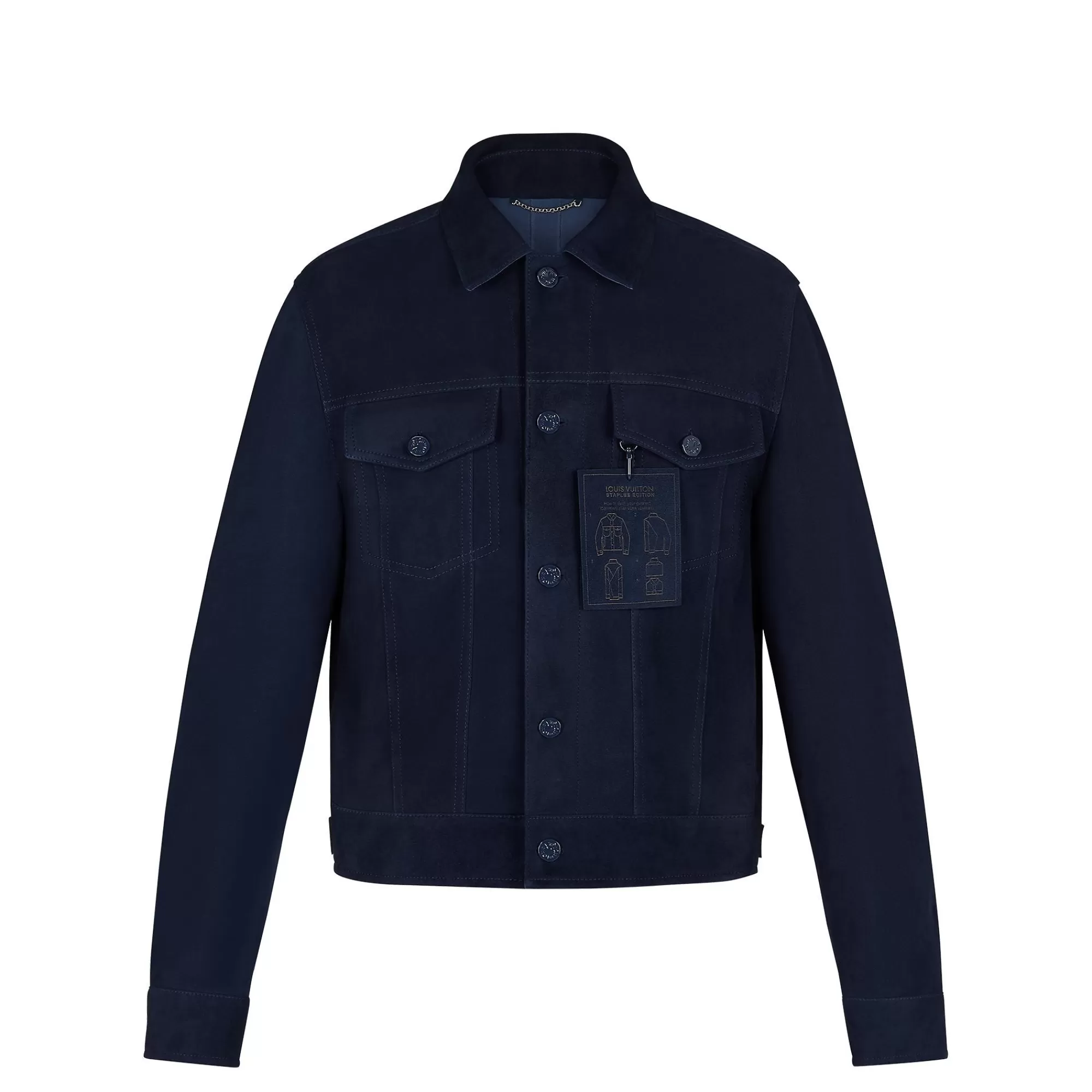 Clearance Louis Vuitton Suede Denim Jacket