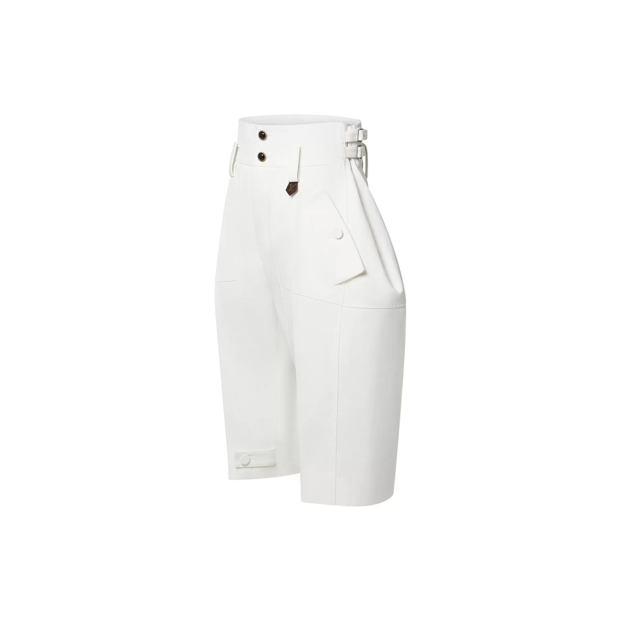 Fashion Louis Vuitton Tailored Bermuda Shorts White