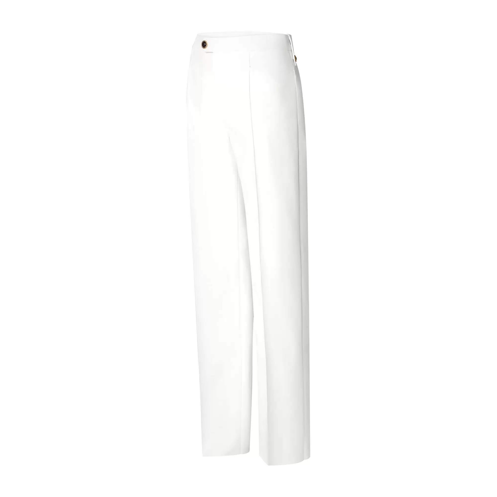 Best Sale Louis Vuitton Tailored Straight-Cut Pants Milk White