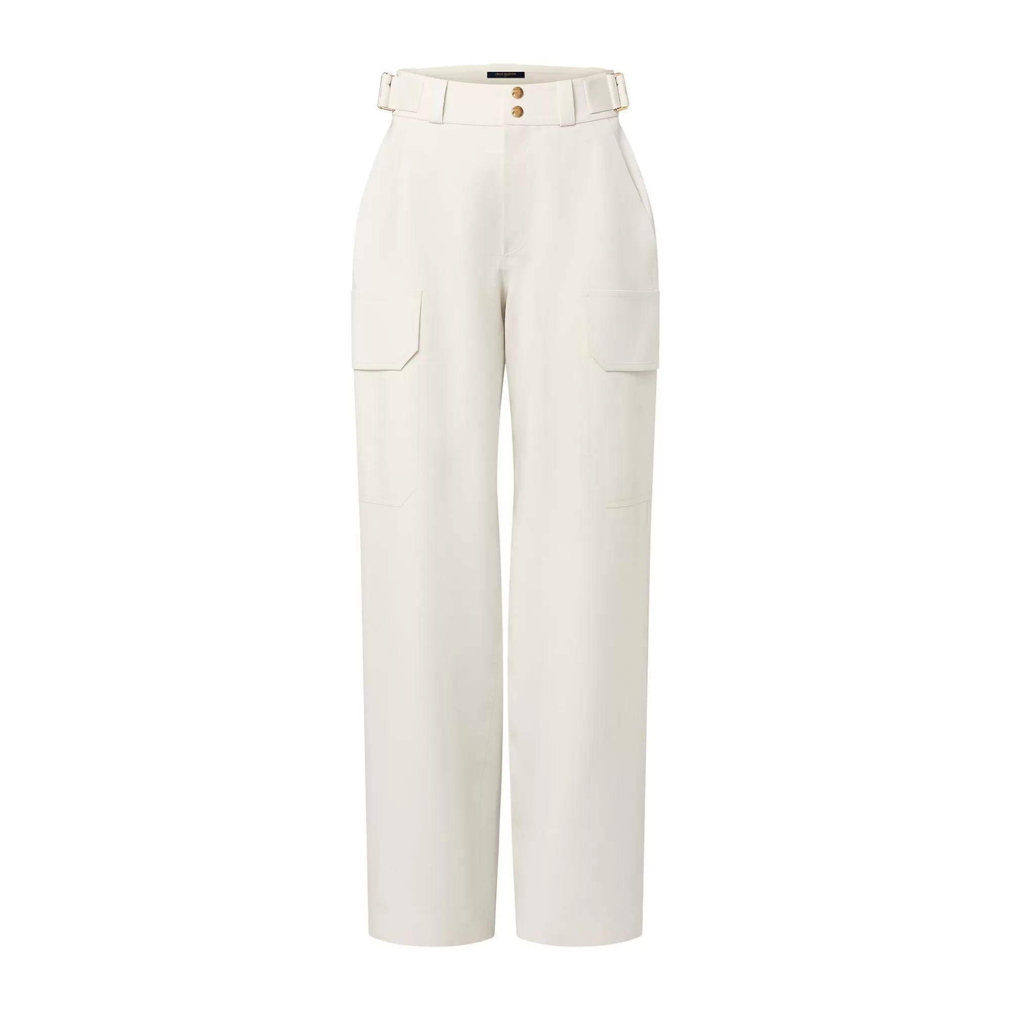 Outlet Louis Vuitton Technical Jersey Cargo Pants Egg Shell